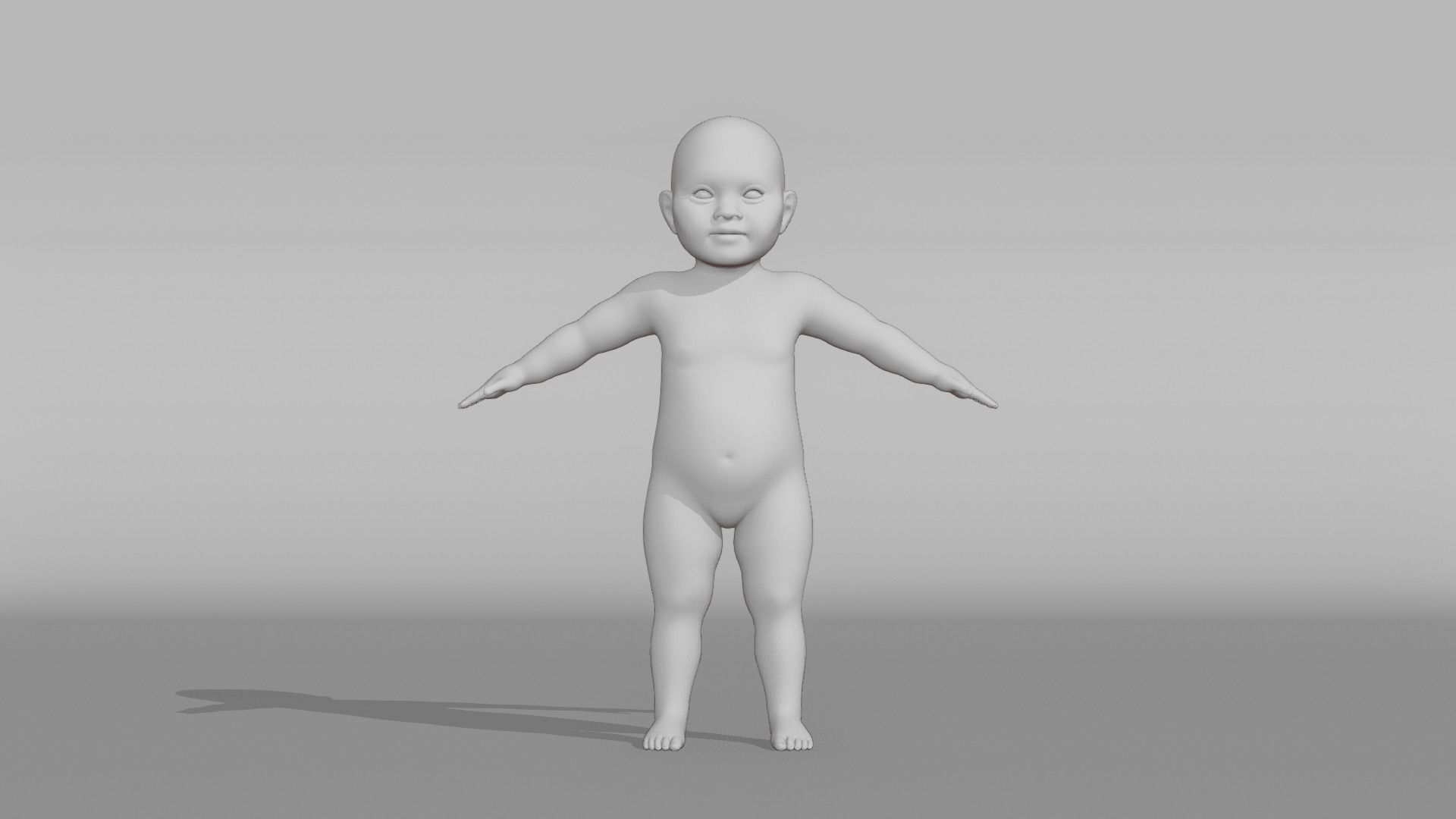 Realistic Baby - Andrew 3D model_6