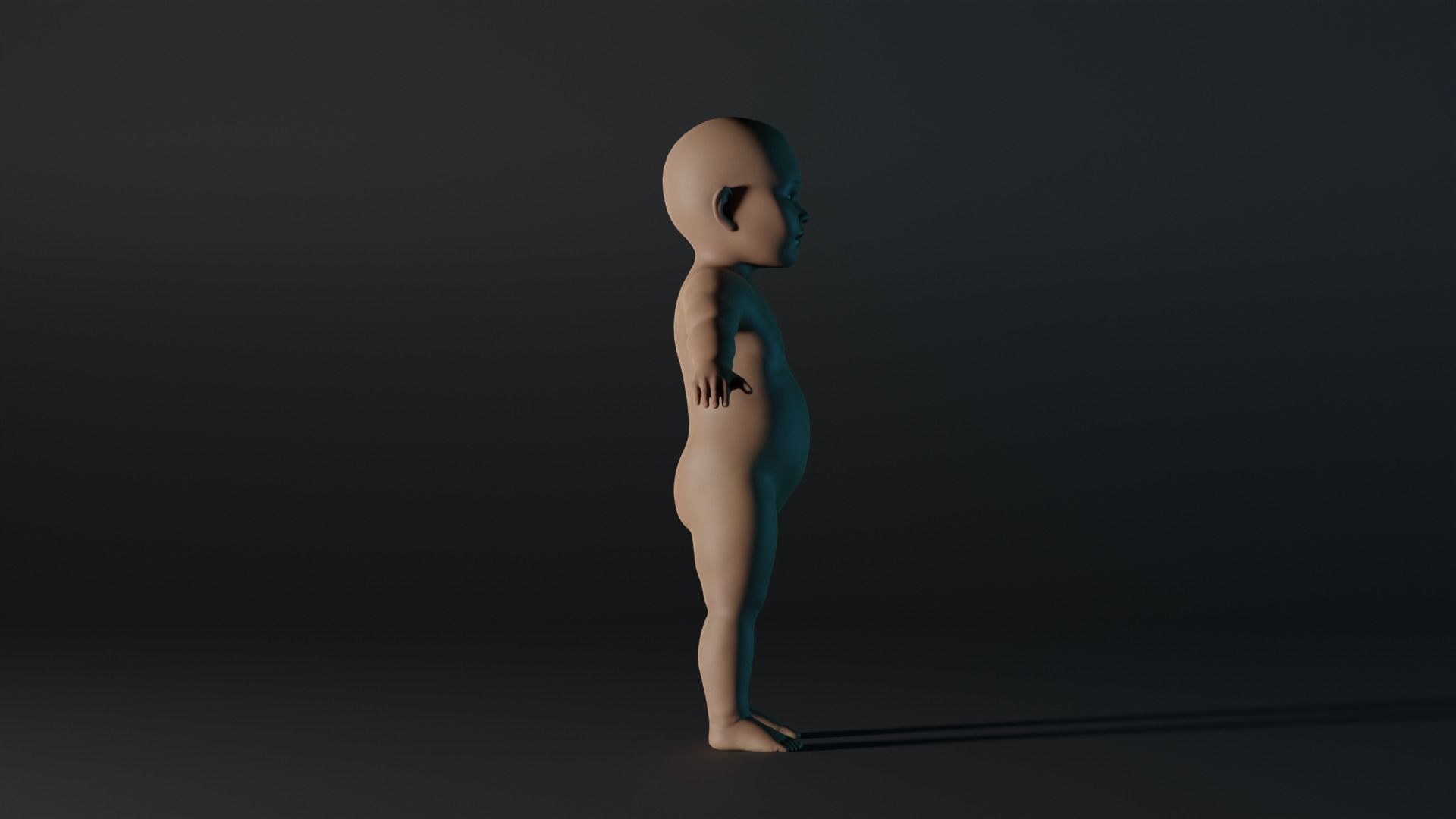 Realistic Baby - Andrew 3D model_2