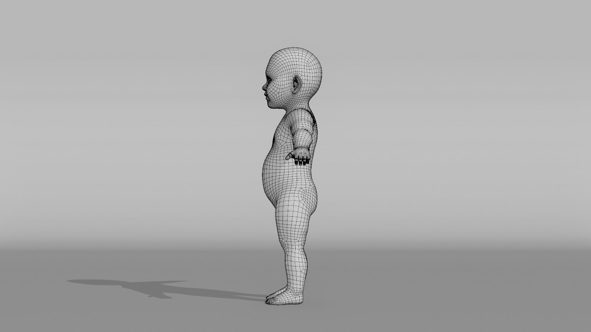 Realistic Baby - Andrew 3D model_19