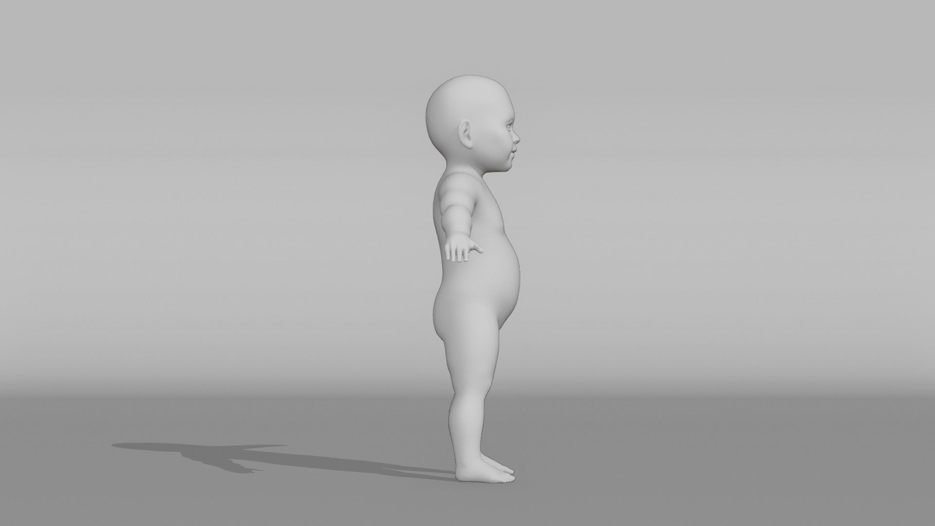 Realistic Baby - Andrew 3D model_7