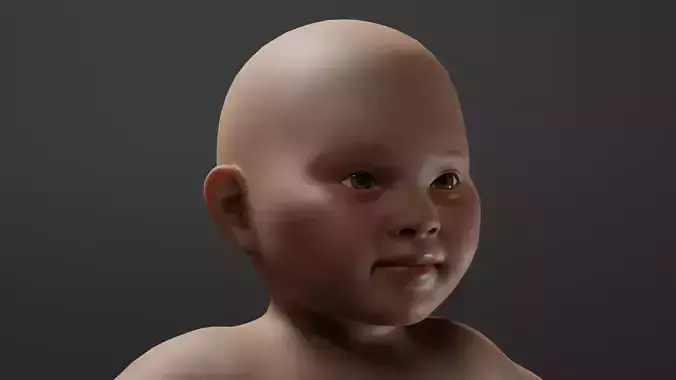 Realistic Baby - Andrew 3D model