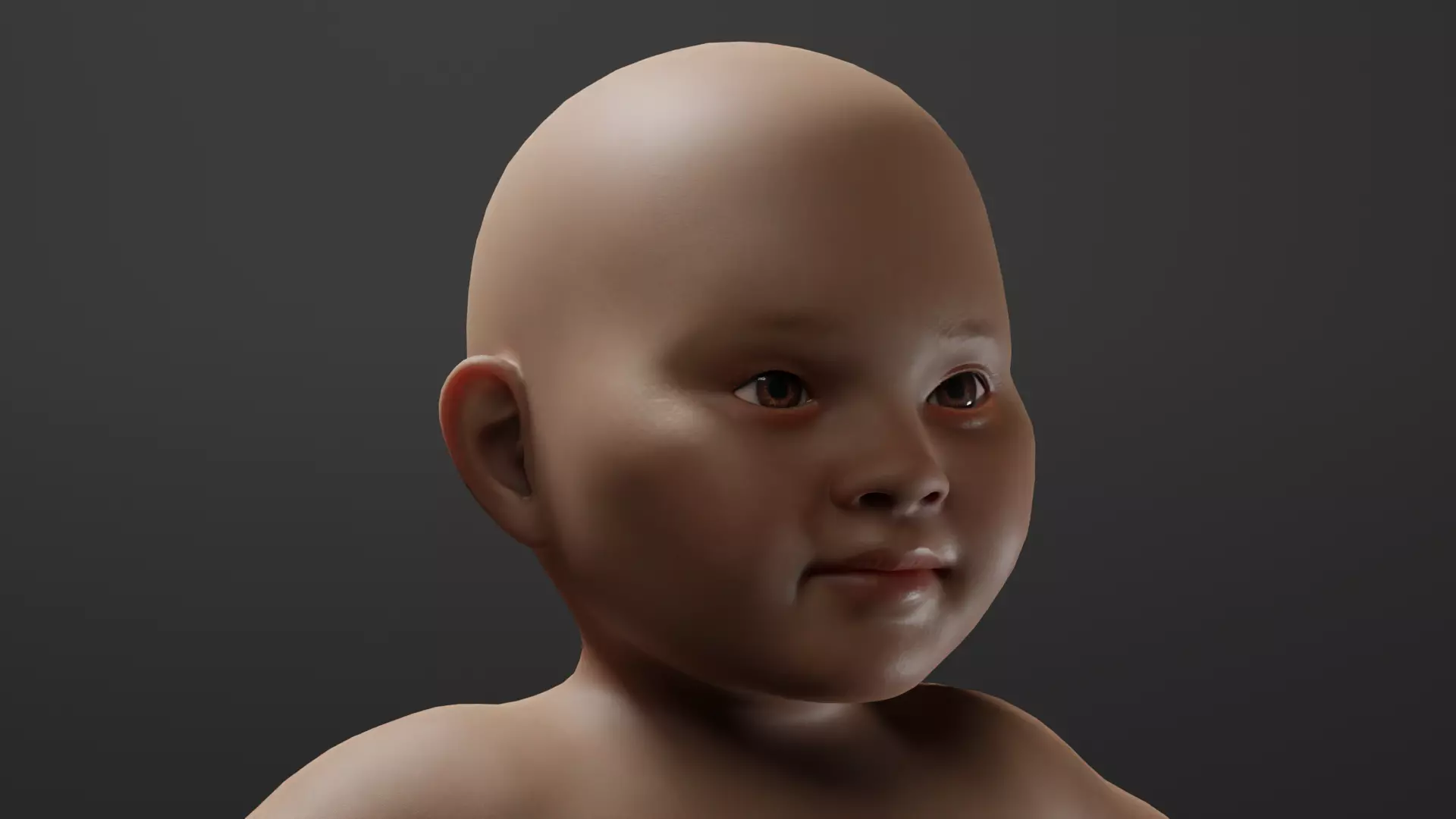 Realistic Baby - Andrew 3D model_0