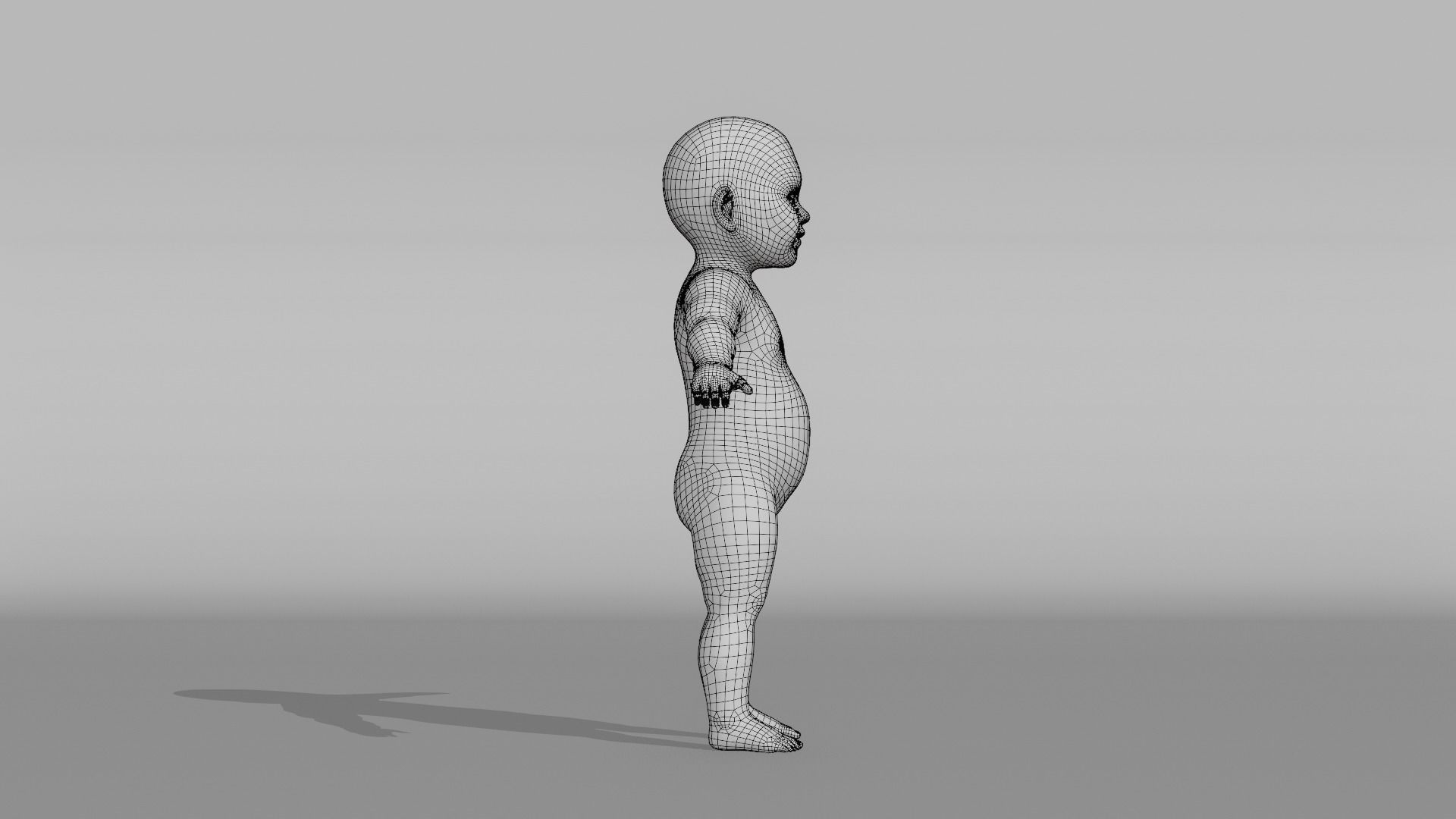 Realistic Baby - Andrew 3D model_17