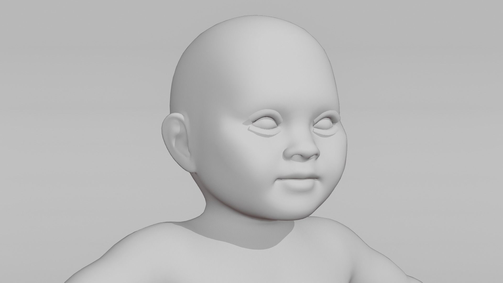Realistic Baby - Andrew 3D model_5