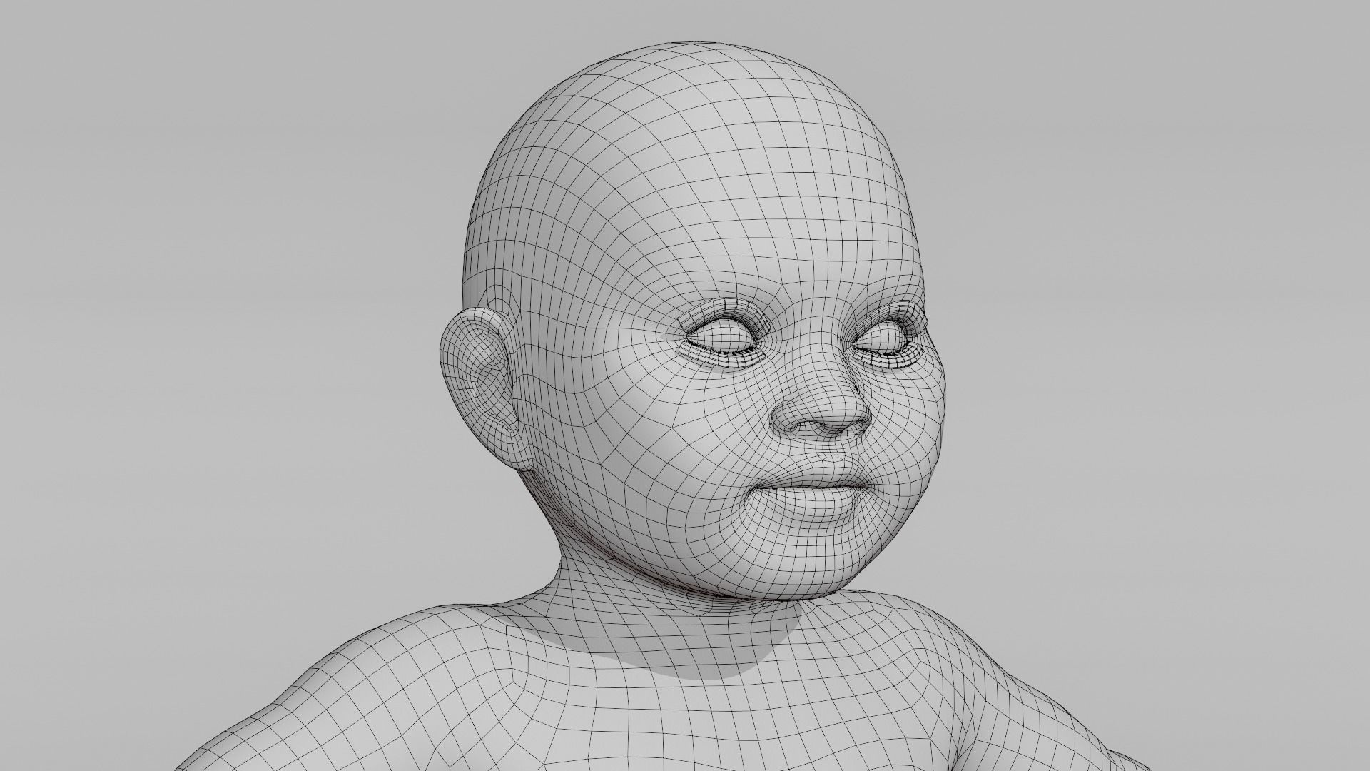 Realistic Baby - Andrew 3D model_15