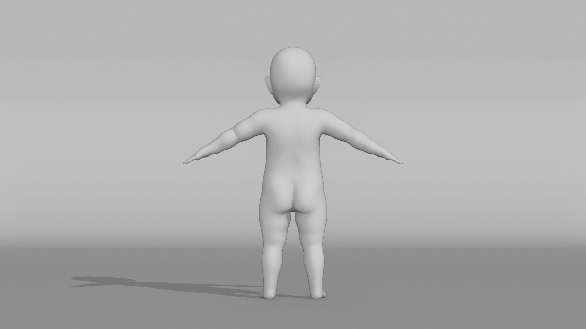 Realistic Baby - Andrew 3D model_8