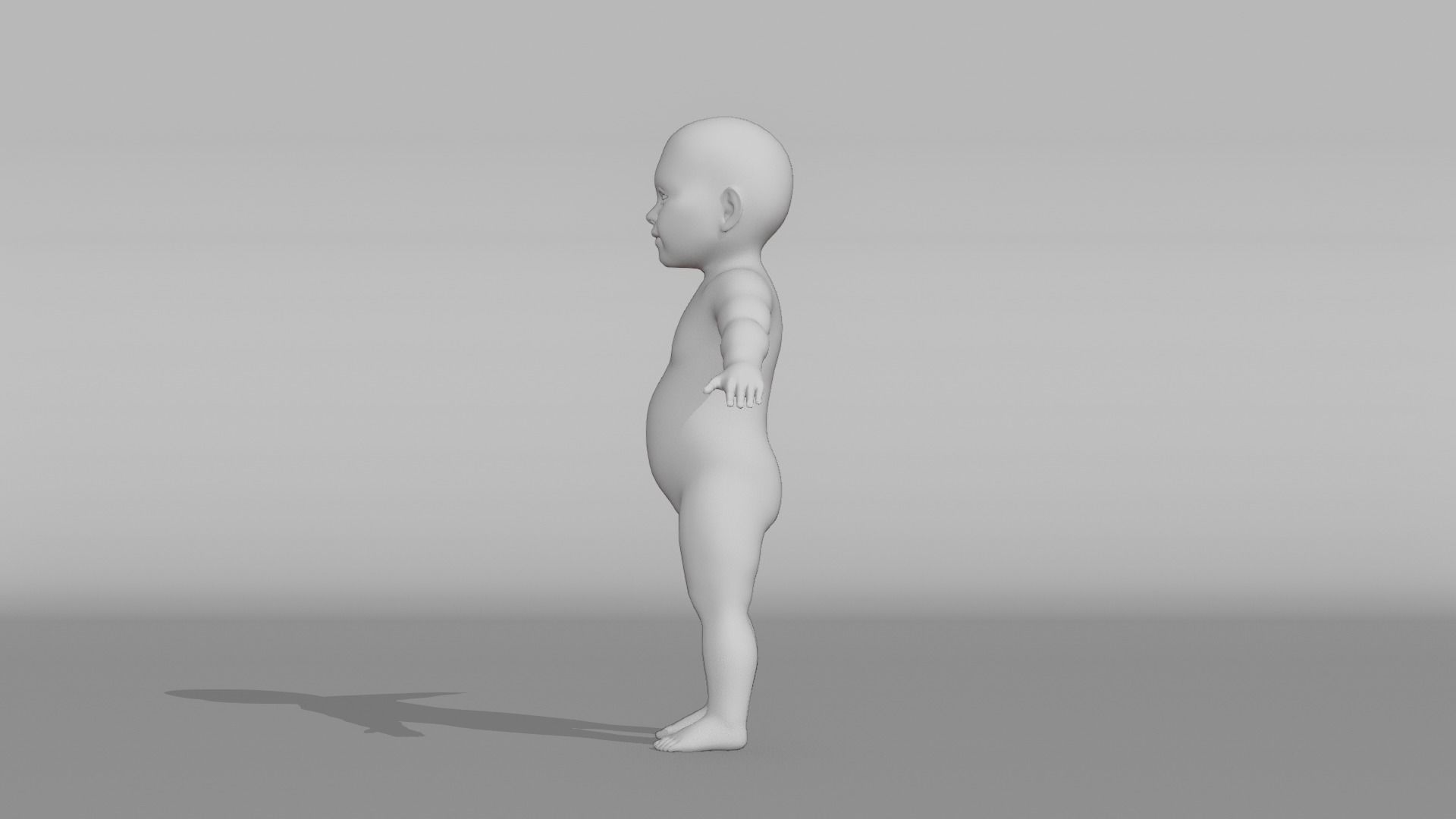 Realistic Baby - Andrew 3D model_9