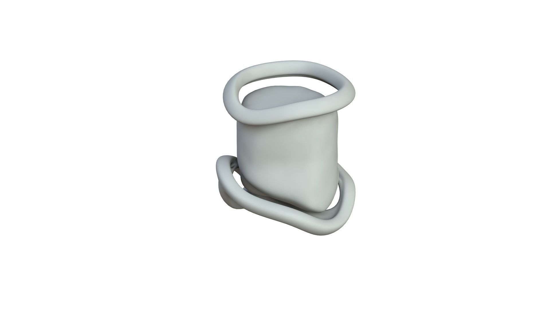 SciFi Shape Object Low Poly Low-poly 3D model_3