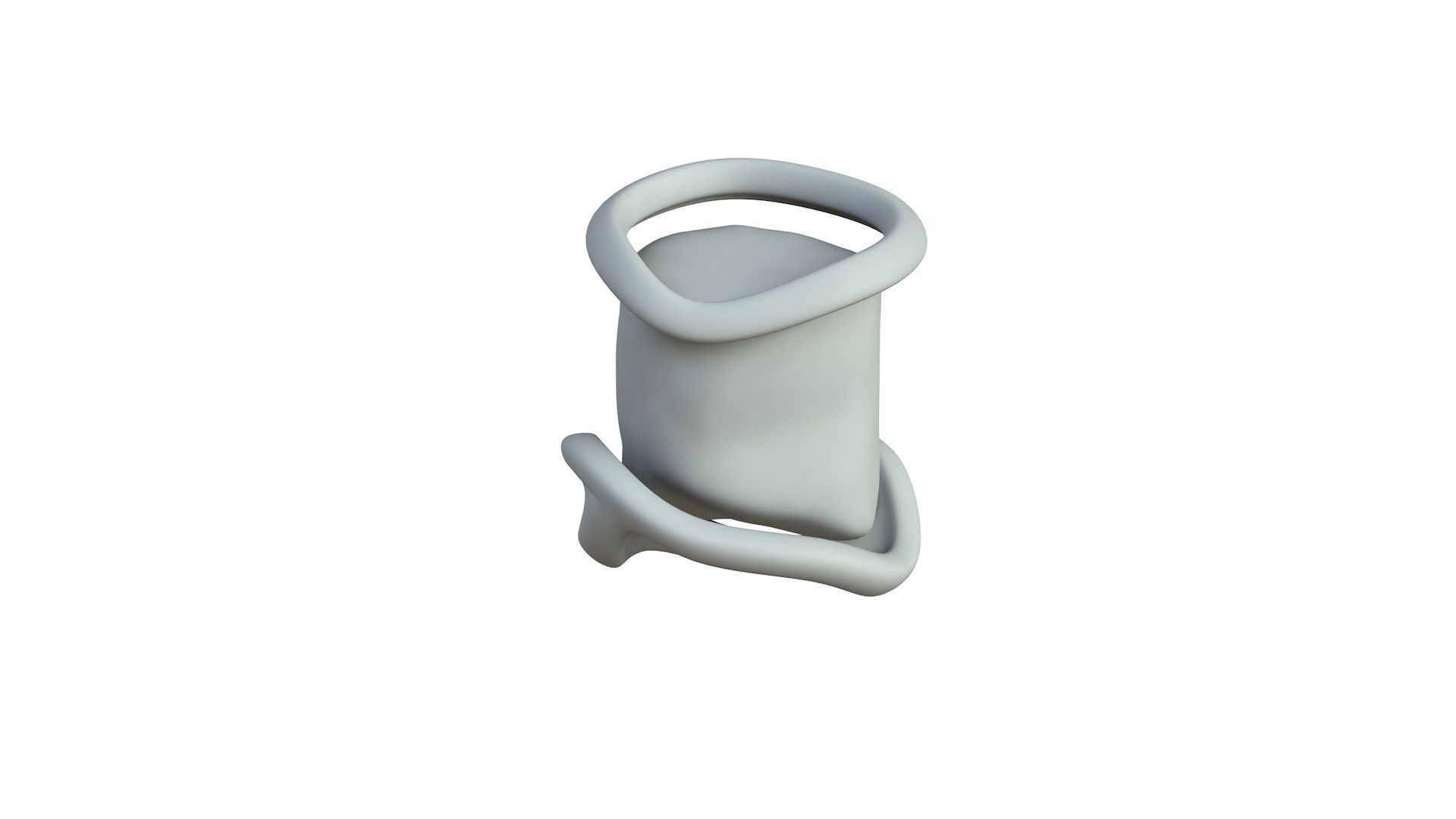 SciFi Shape Object Low Poly Low-poly 3D model_4