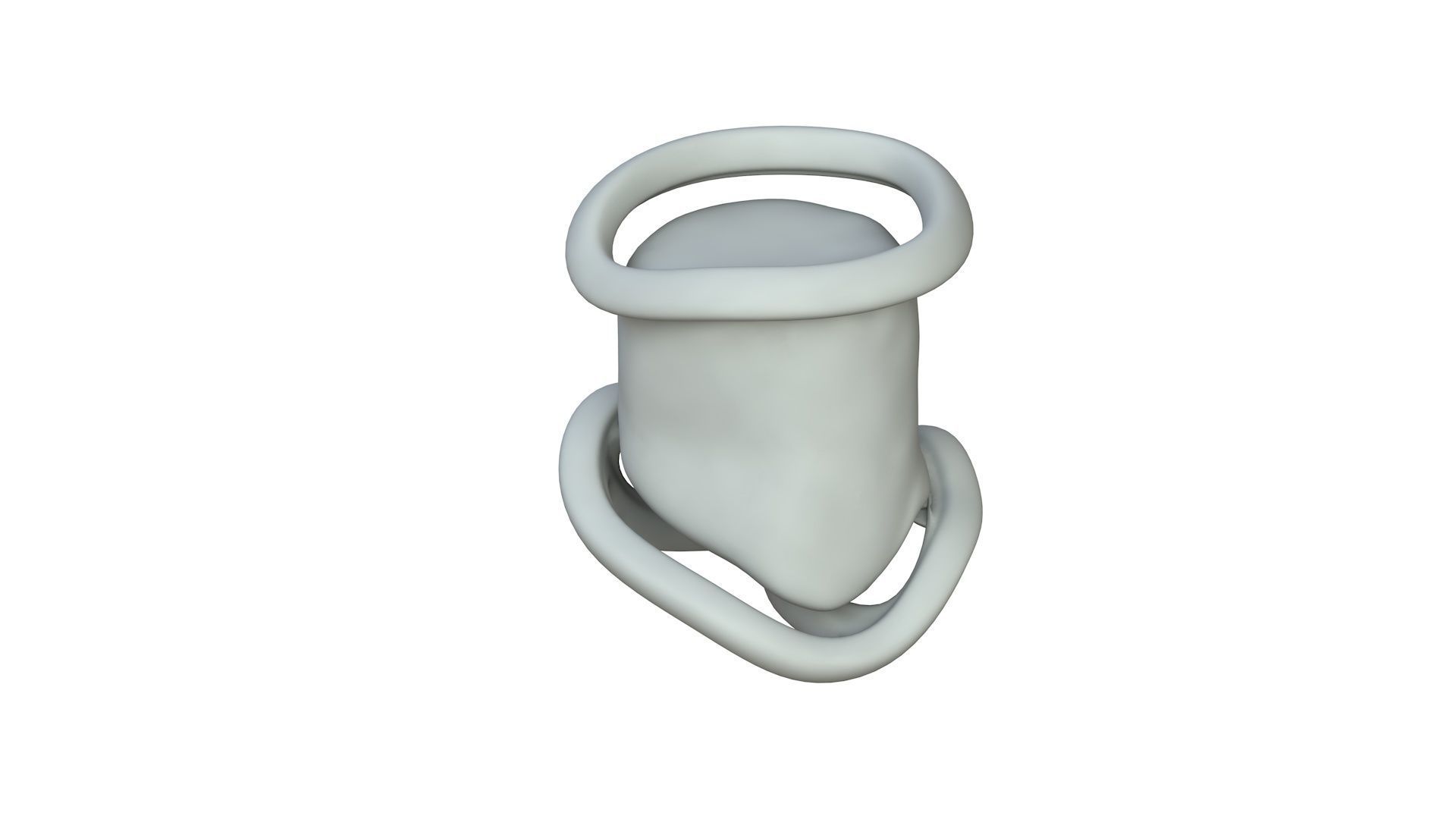 SciFi Shape Object Low Poly Low-poly 3D model_2