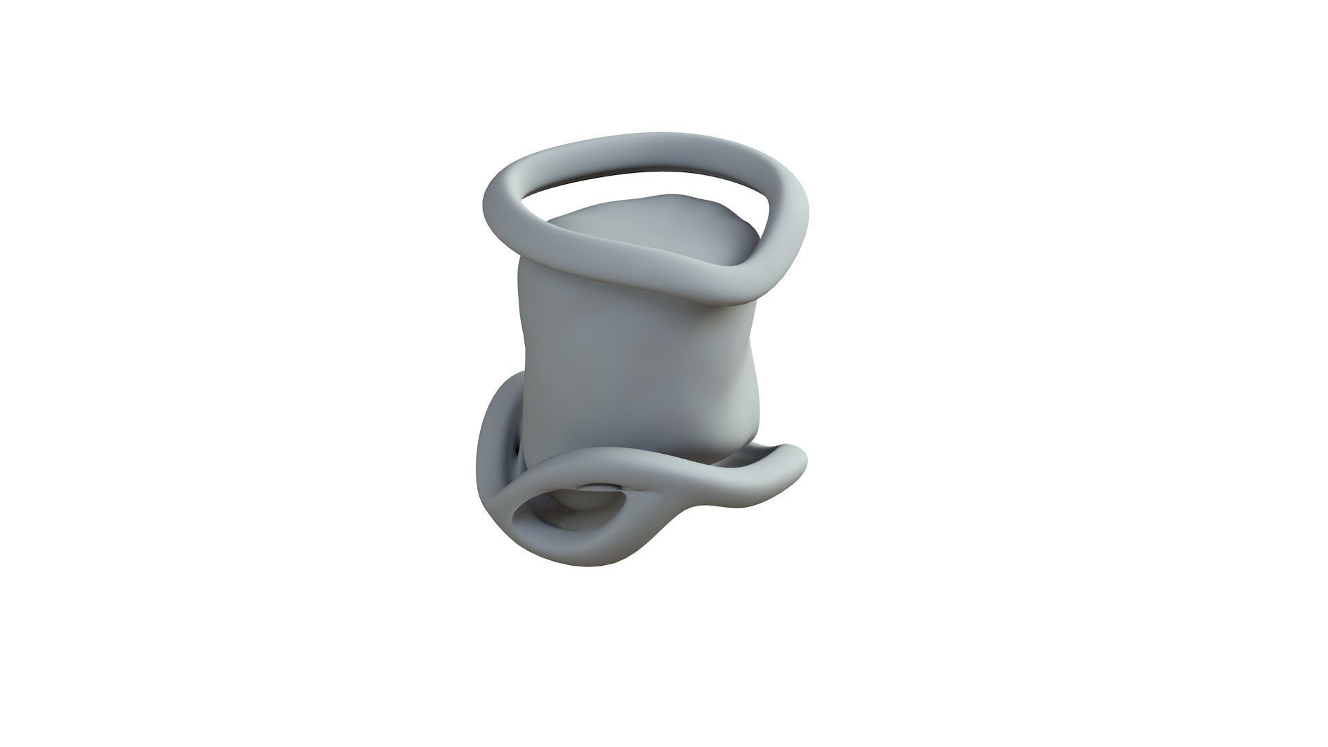 SciFi Shape Object Low Poly Low-poly 3D model_7