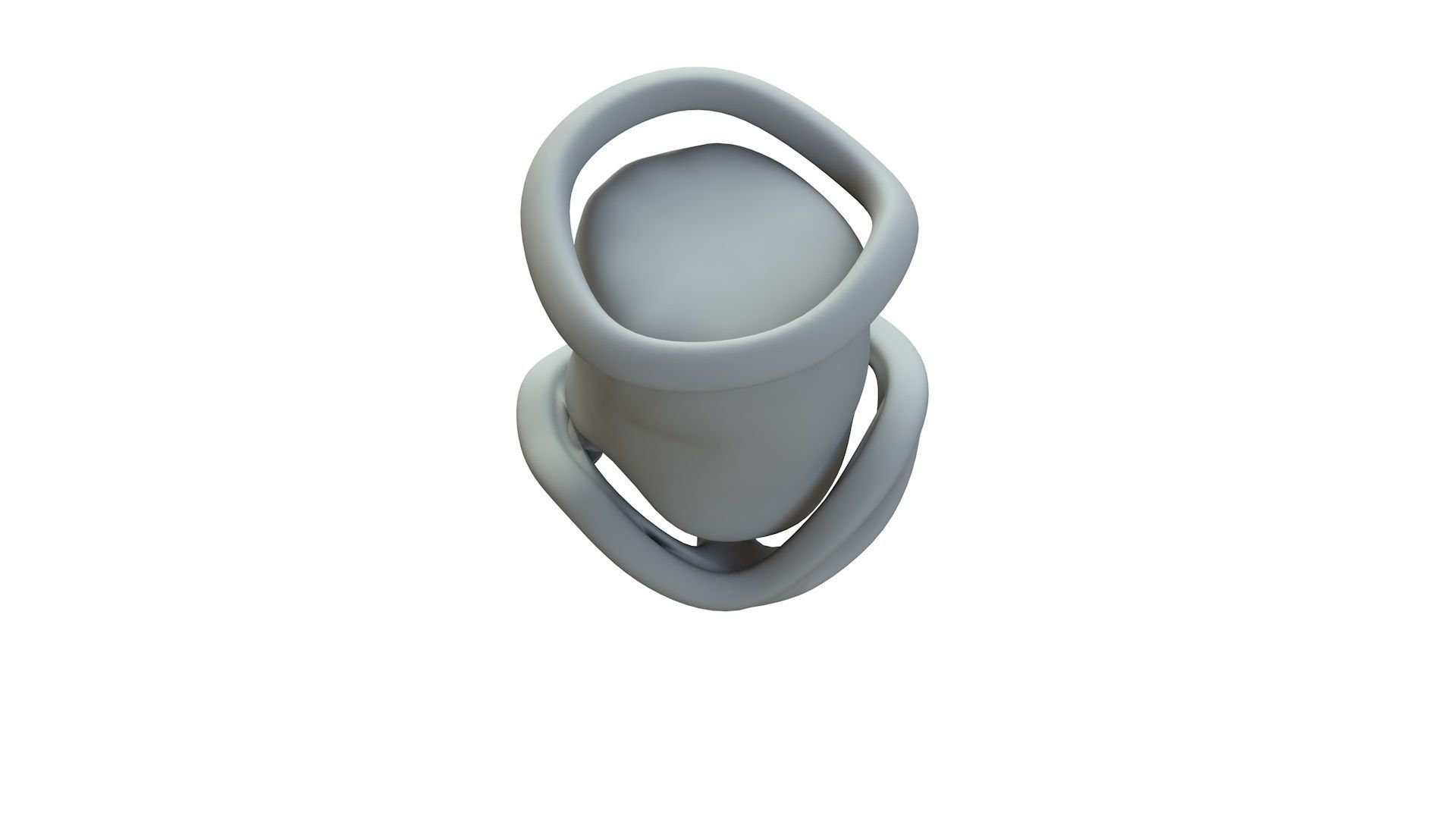 SciFi Shape Object Low Poly Low-poly 3D model_17