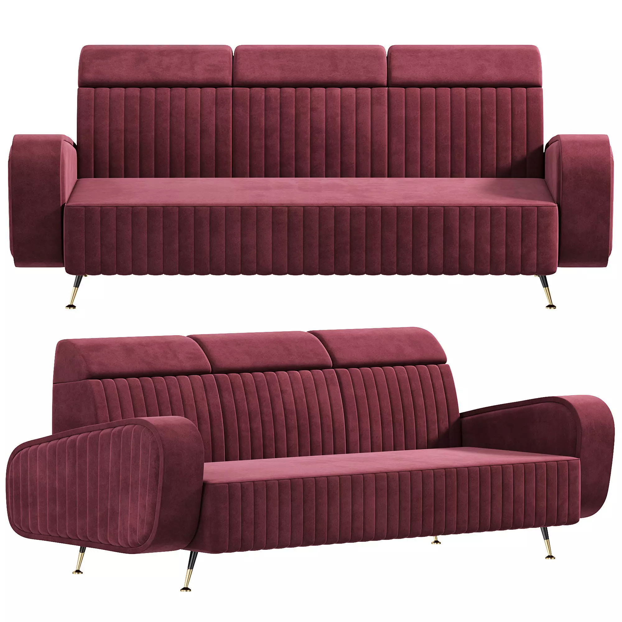 HARRISON Sofa by Mezzo 3D model