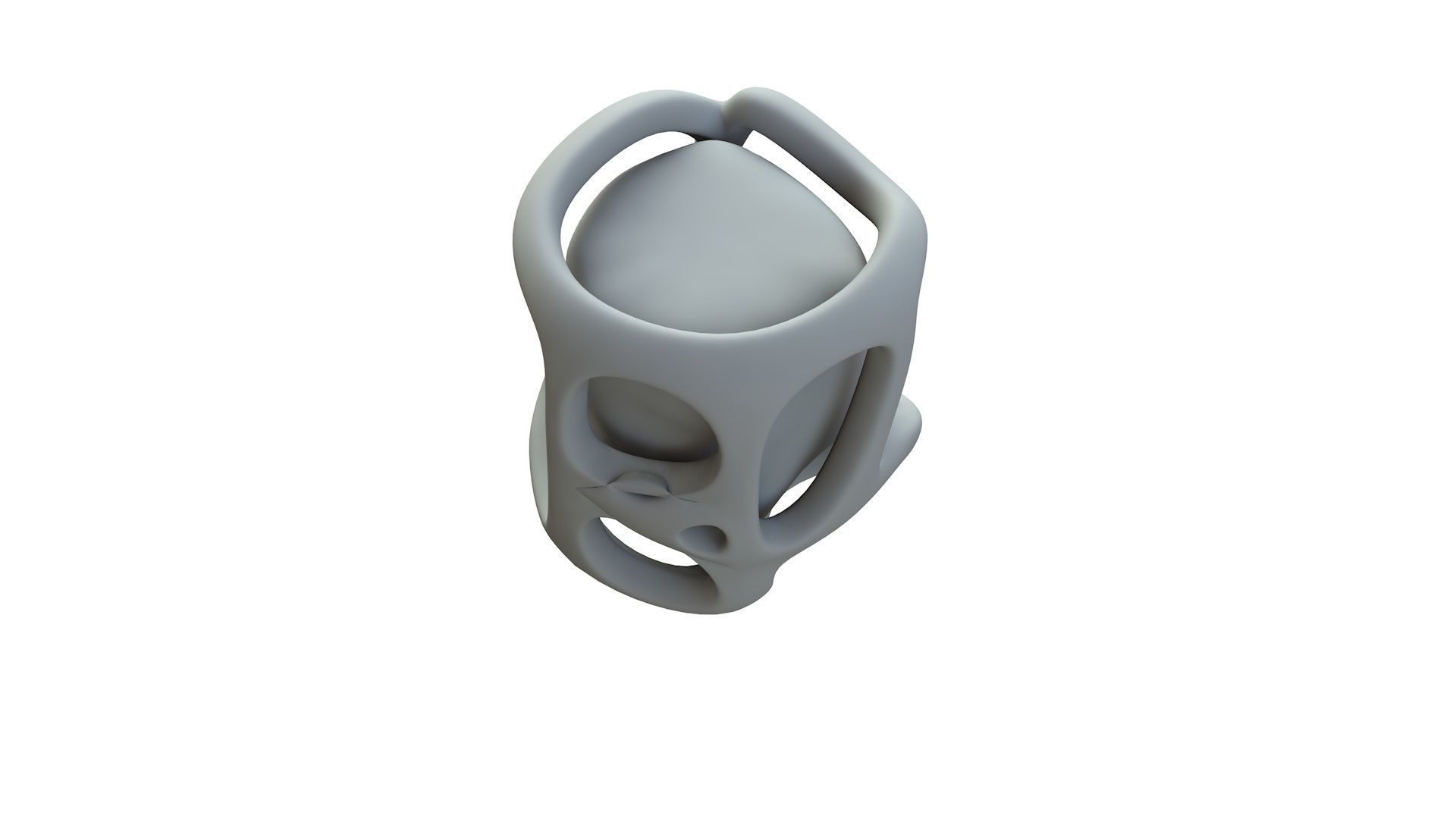 SciFi Shape Object Low Poly Low-poly 3D model_15