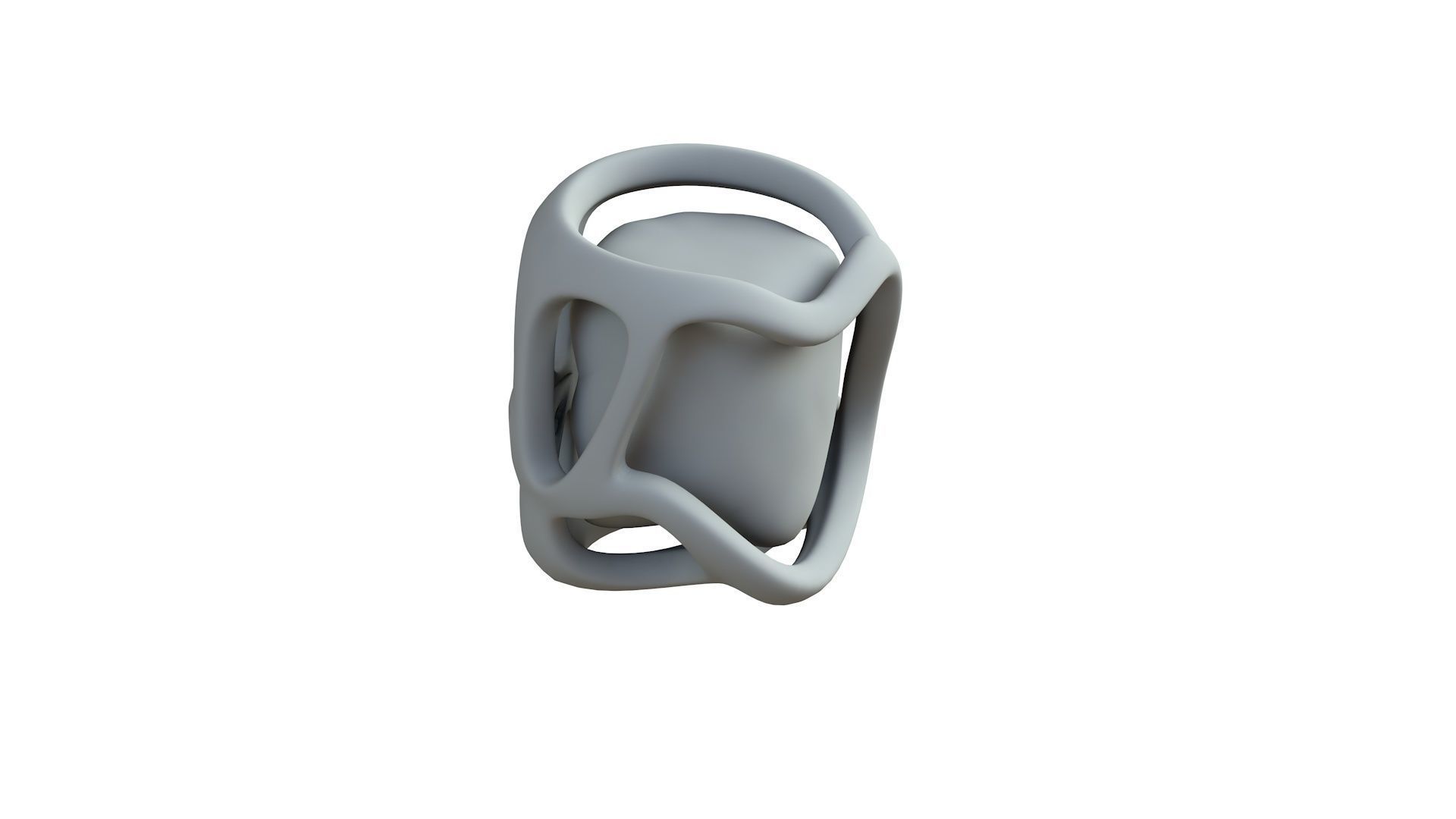 SciFi Shape Object Low Poly Low-poly 3D model_7