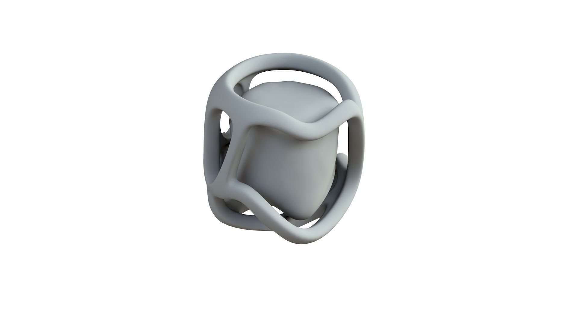 SciFi Shape Object Low Poly Low-poly 3D model_6