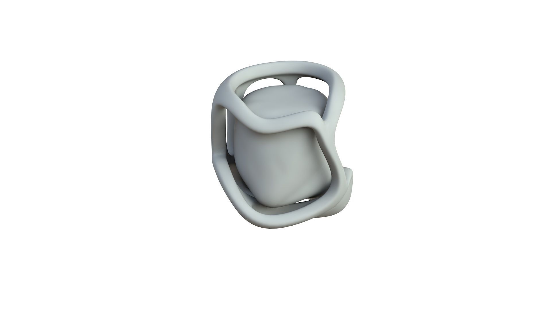 SciFi Shape Object Low Poly Low-poly 3D model_4