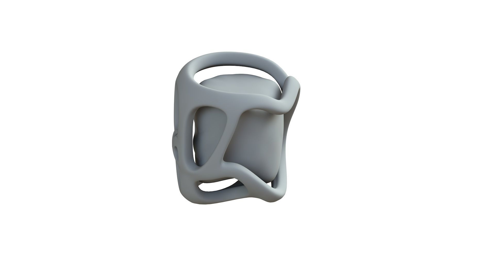 SciFi Shape Object Low Poly Low-poly 3D model_8