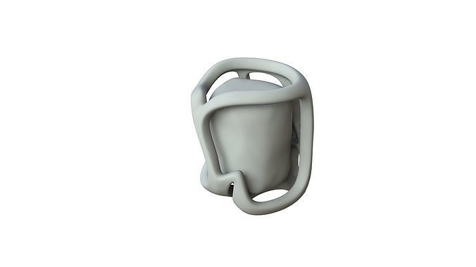 SciFi Shape Object Low Poly Low-poly 3D model