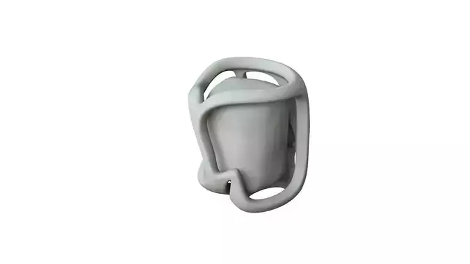 SciFi Shape Object Low Poly Low-poly 3D model