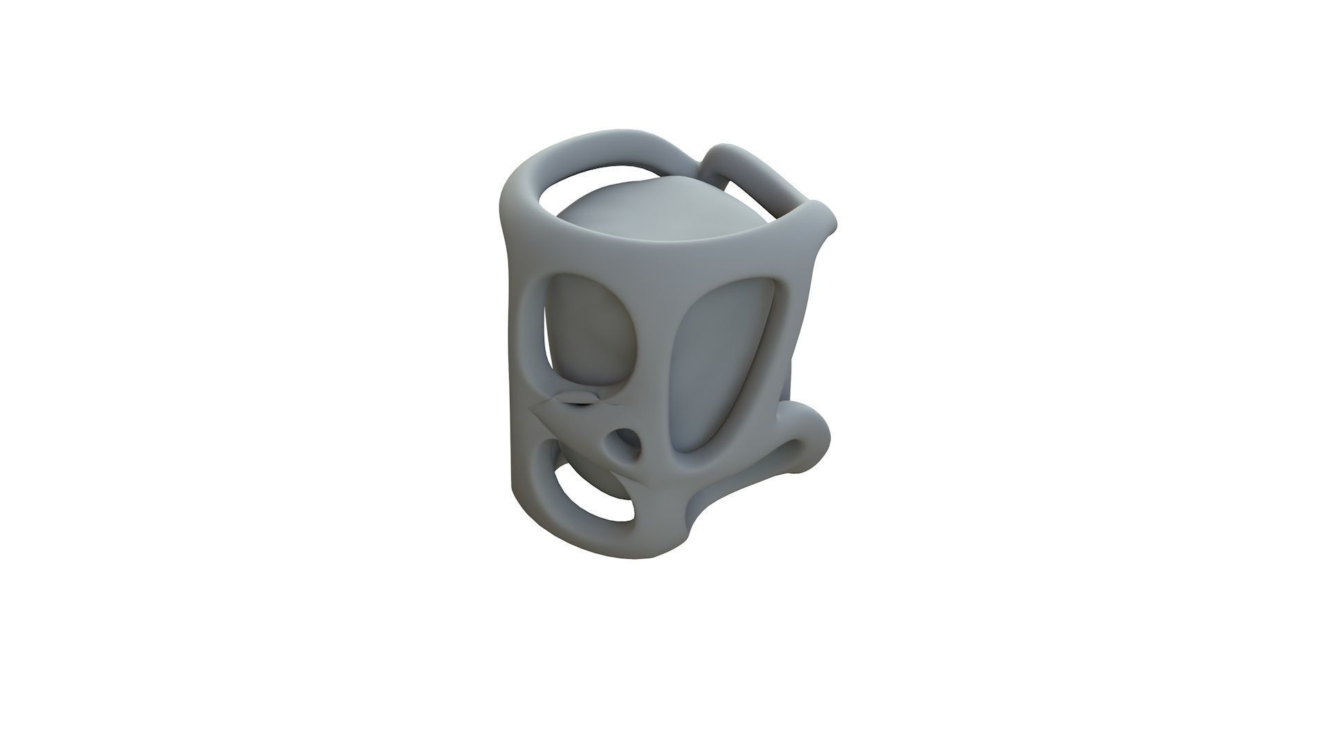 SciFi Shape Object Low Poly Low-poly 3D model_12