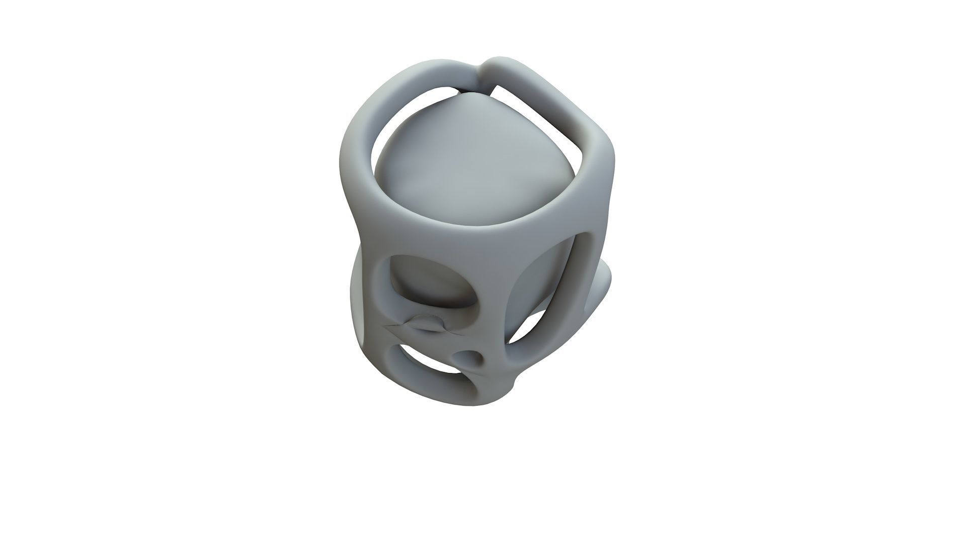 SciFi Shape Object Low Poly Low-poly 3D model_16