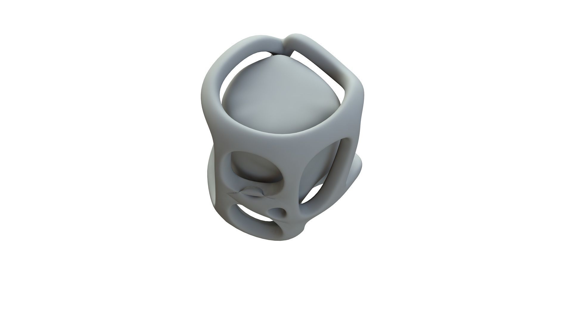 SciFi Shape Object Low Poly Low-poly 3D model_17