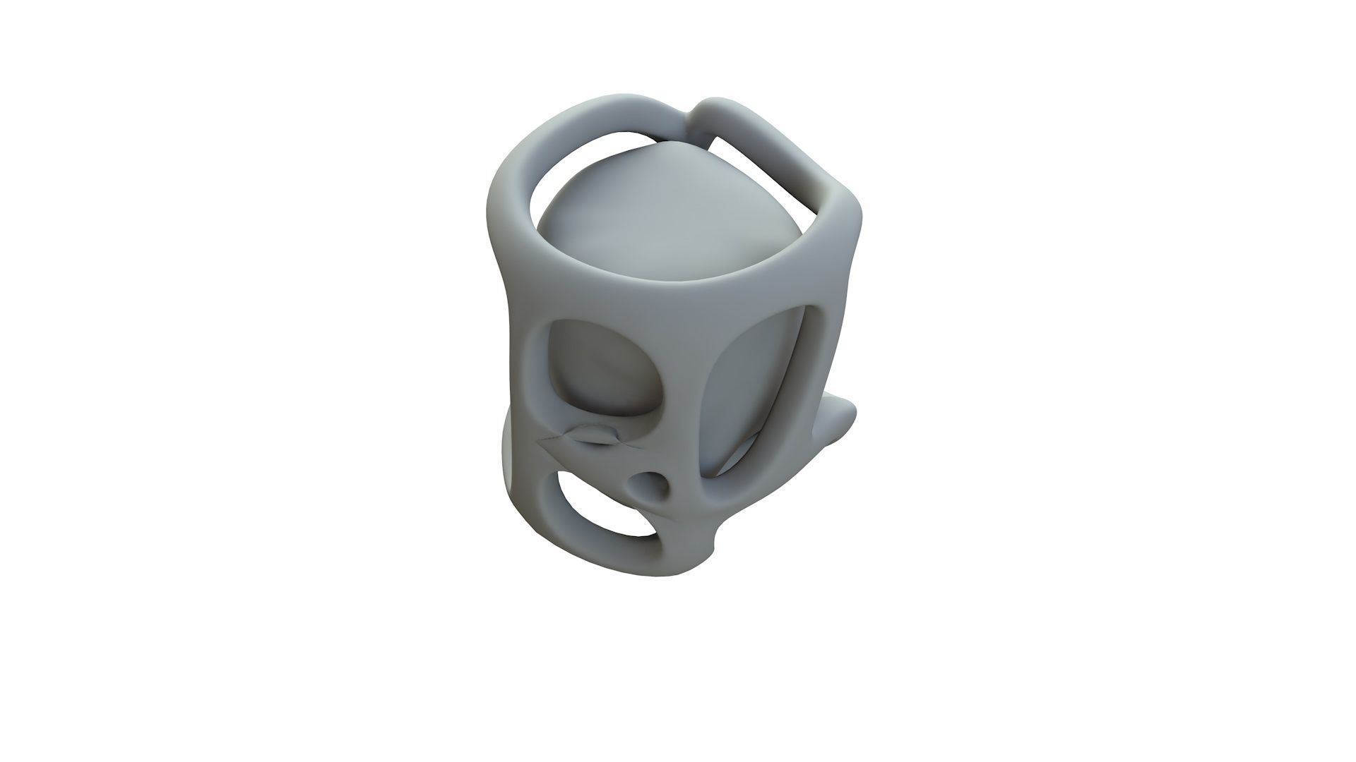 SciFi Shape Object Low Poly Low-poly 3D model_14