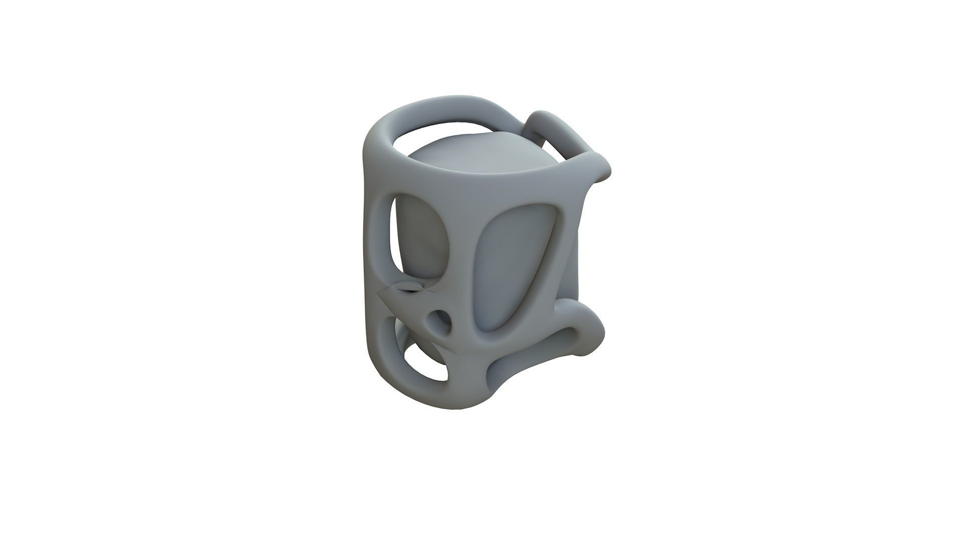 SciFi Shape Object Low Poly Low-poly 3D model_11
