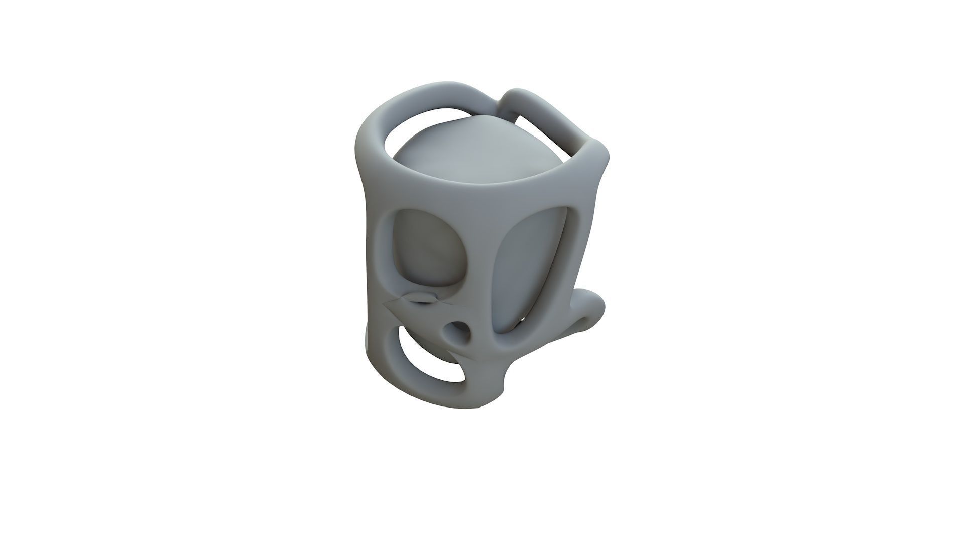 SciFi Shape Object Low Poly Low-poly 3D model_13
