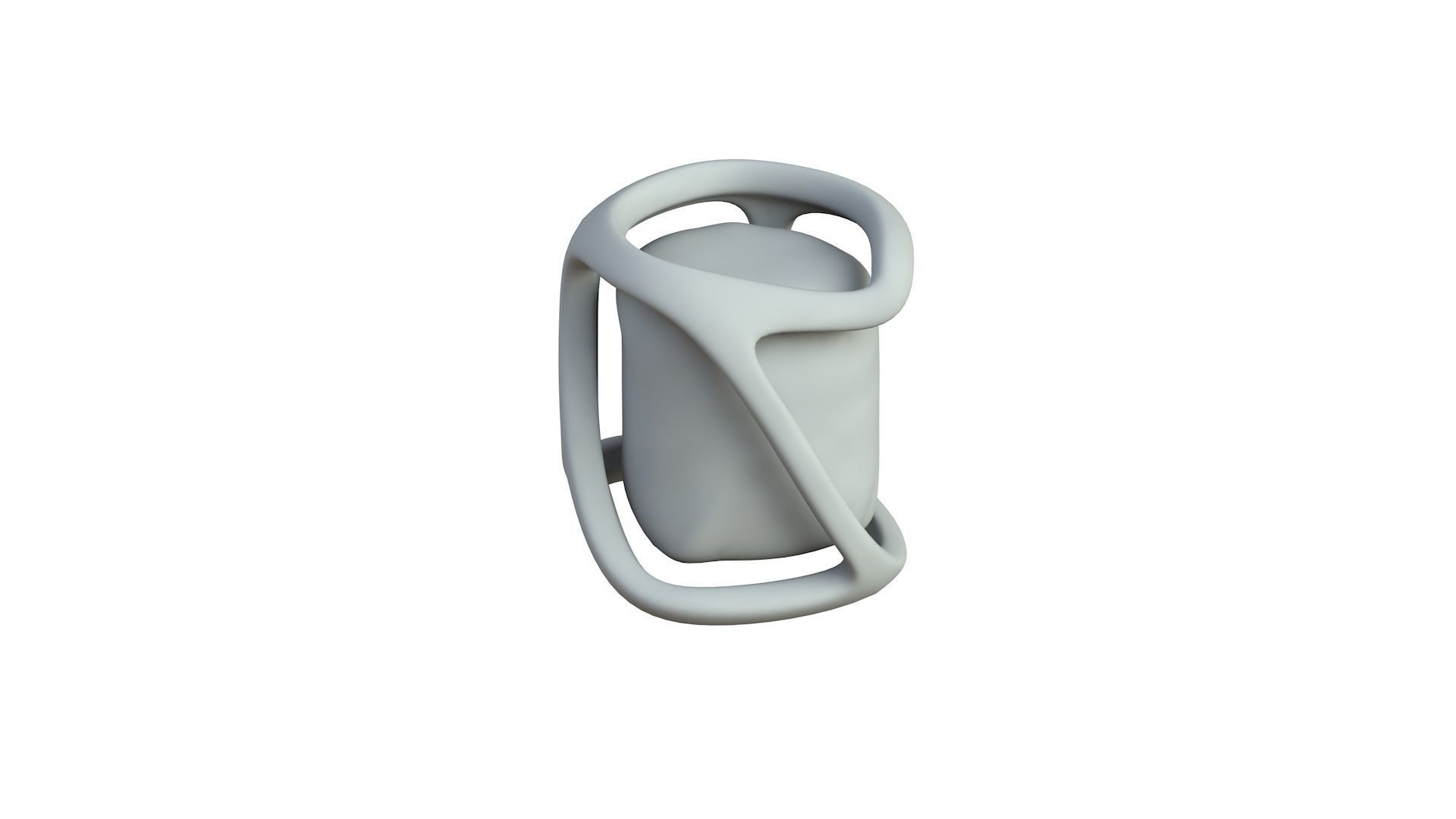 SciFi Shape Object Low Poly Low-poly 3D model_4