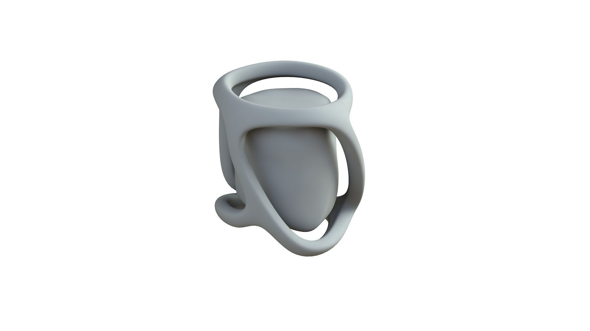 SciFi Shape Object Low Poly Low-poly 3D model_7