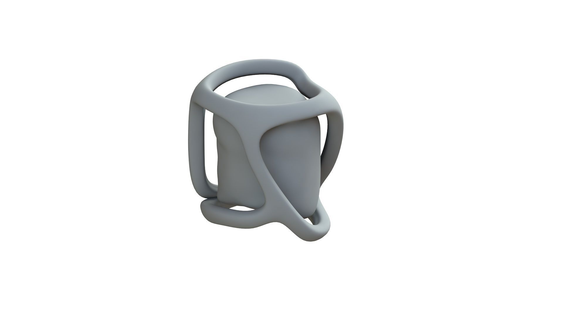 SciFi Shape Object Low Poly Low-poly 3D model_9