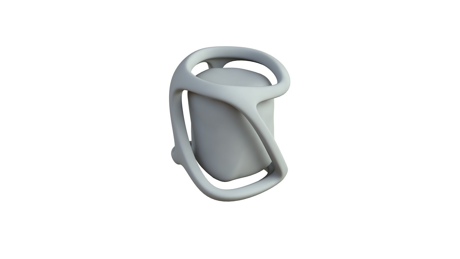 SciFi Shape Object Low Poly Low-poly 3D model_5