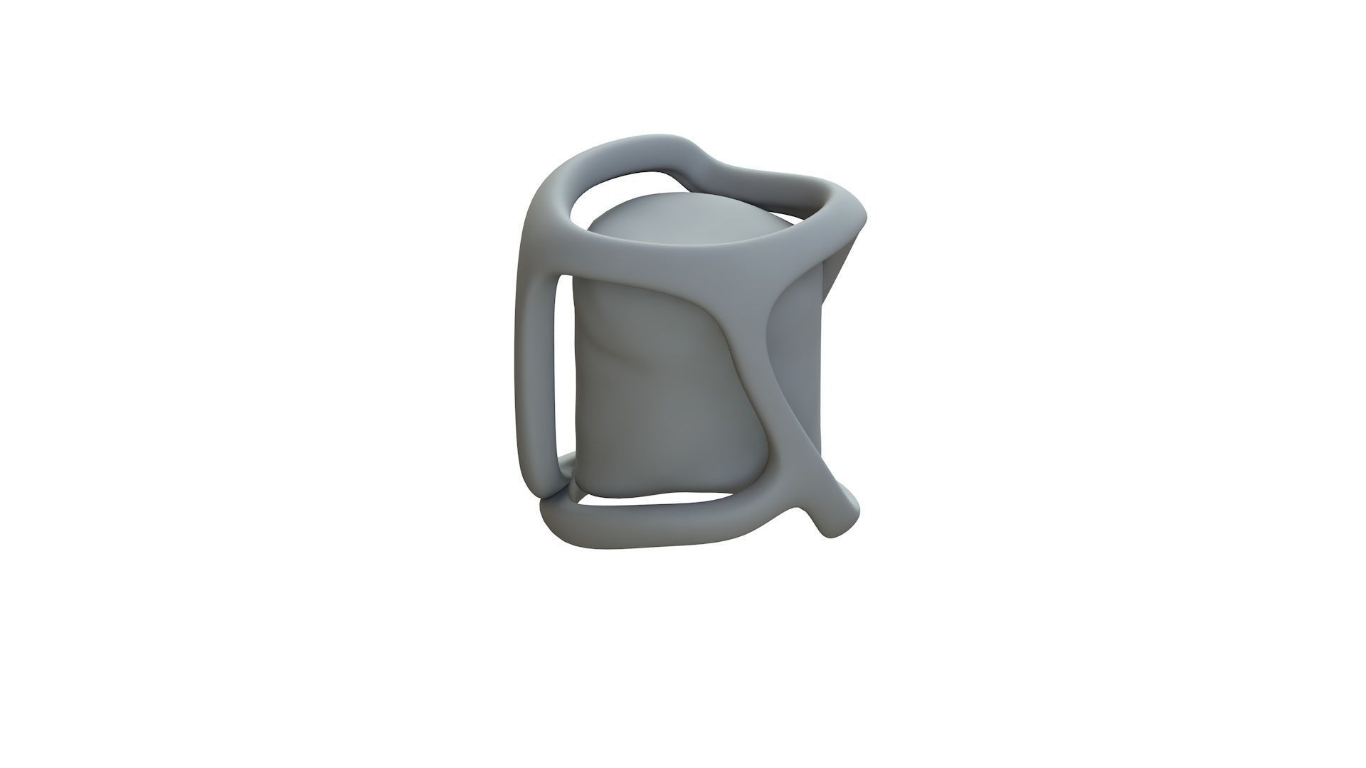 SciFi Shape Object Low Poly Low-poly 3D model_11