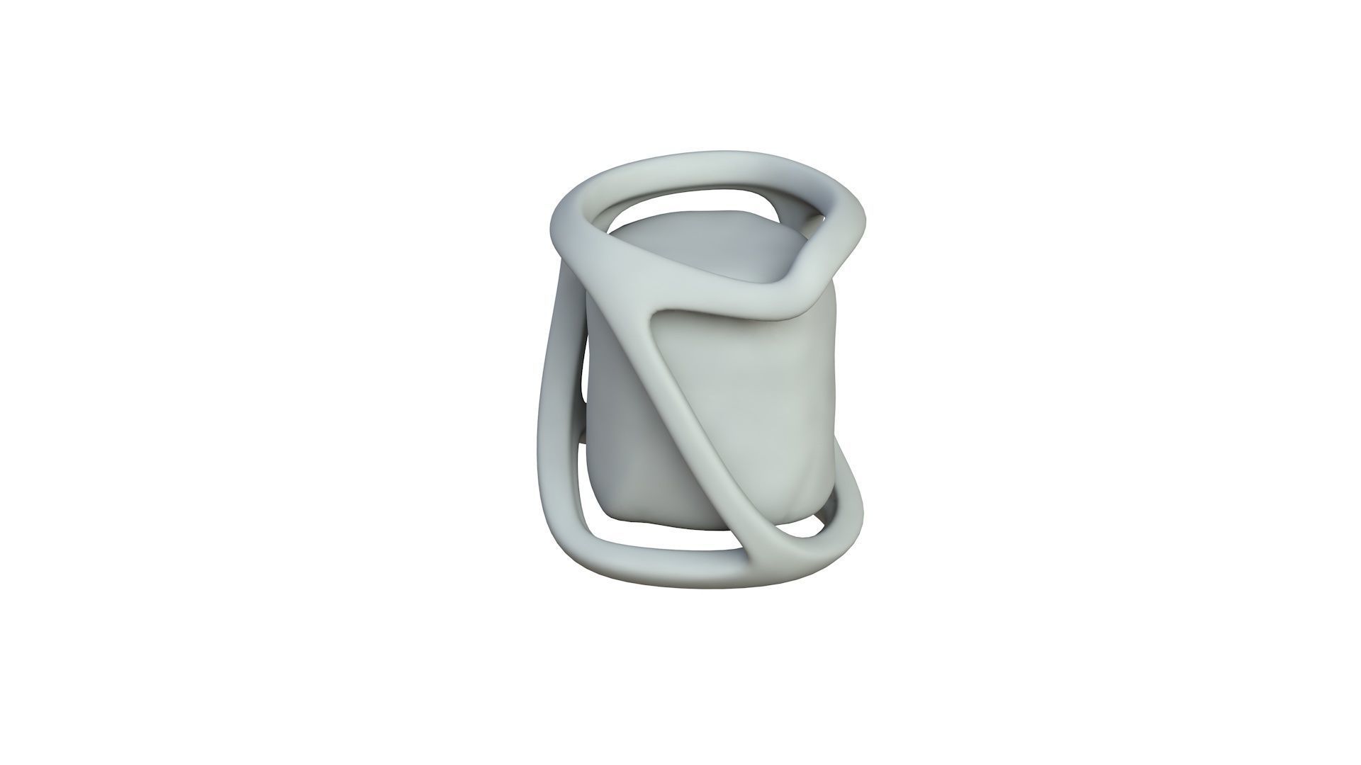 SciFi Shape Object Low Poly Low-poly 3D model_3