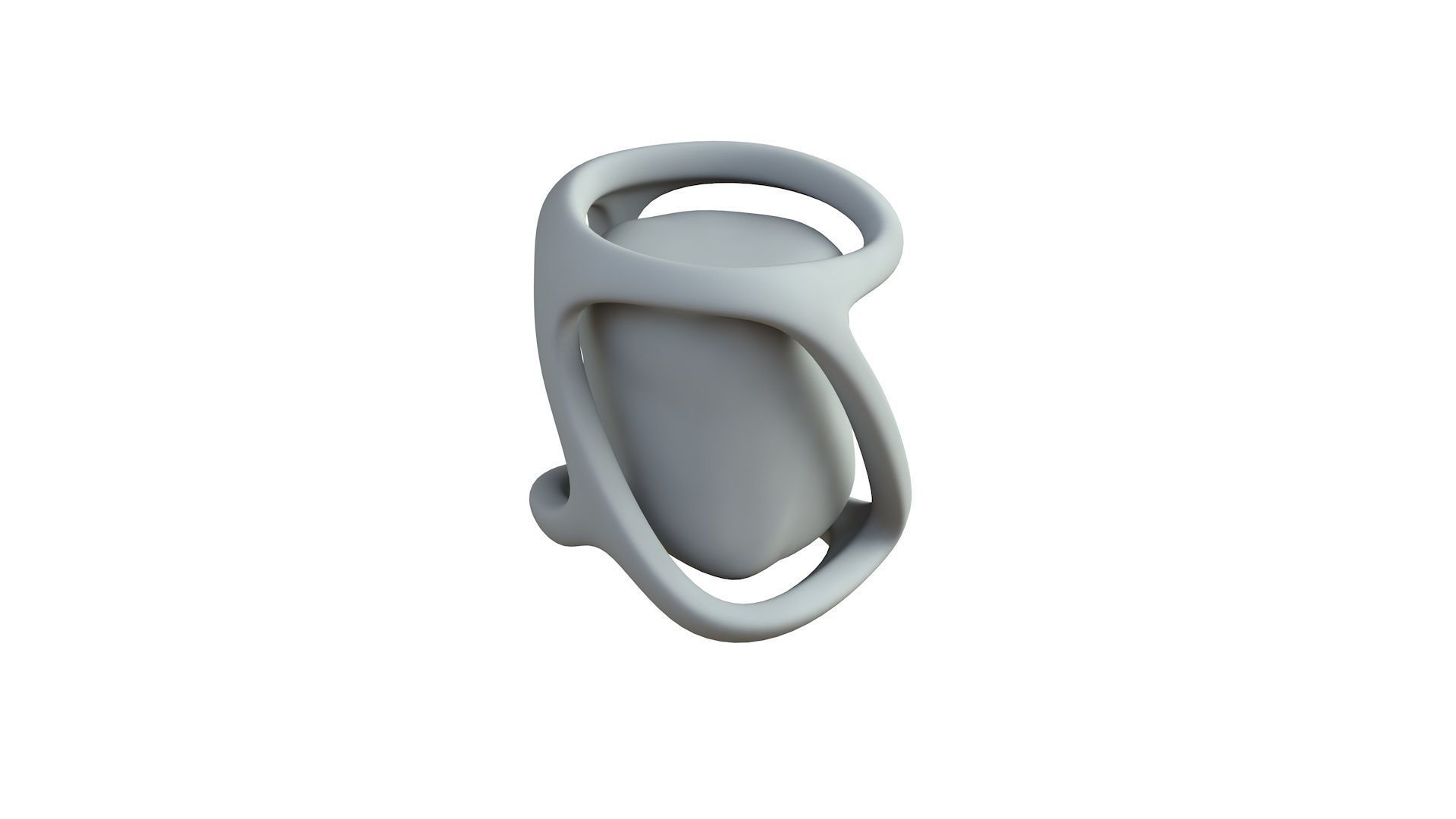 SciFi Shape Object Low Poly Low-poly 3D model_6