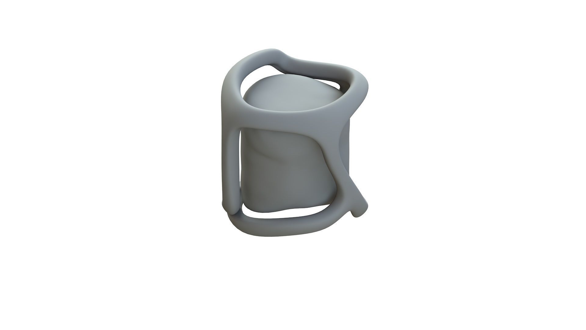 SciFi Shape Object Low Poly Low-poly 3D model_13
