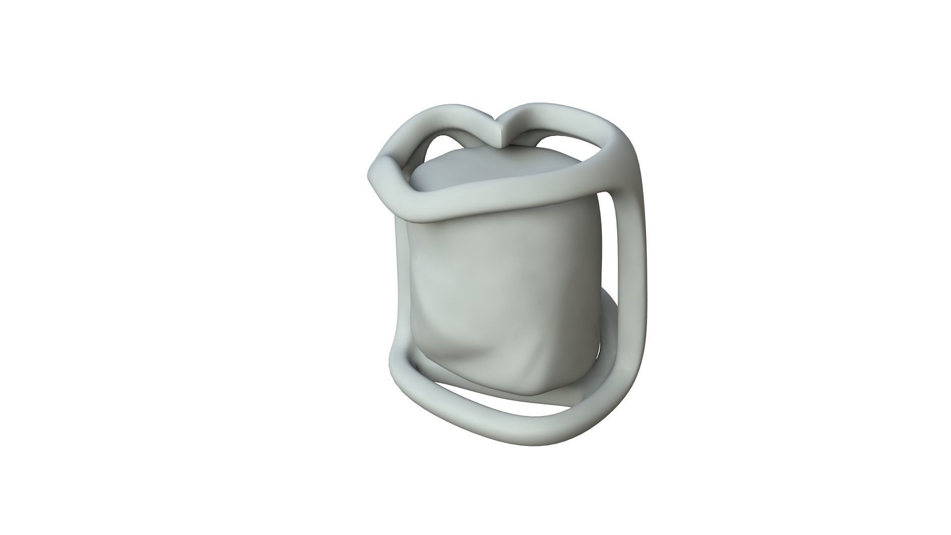 SciFi Shape Object Low Poly 20 Low-poly 3D model_1