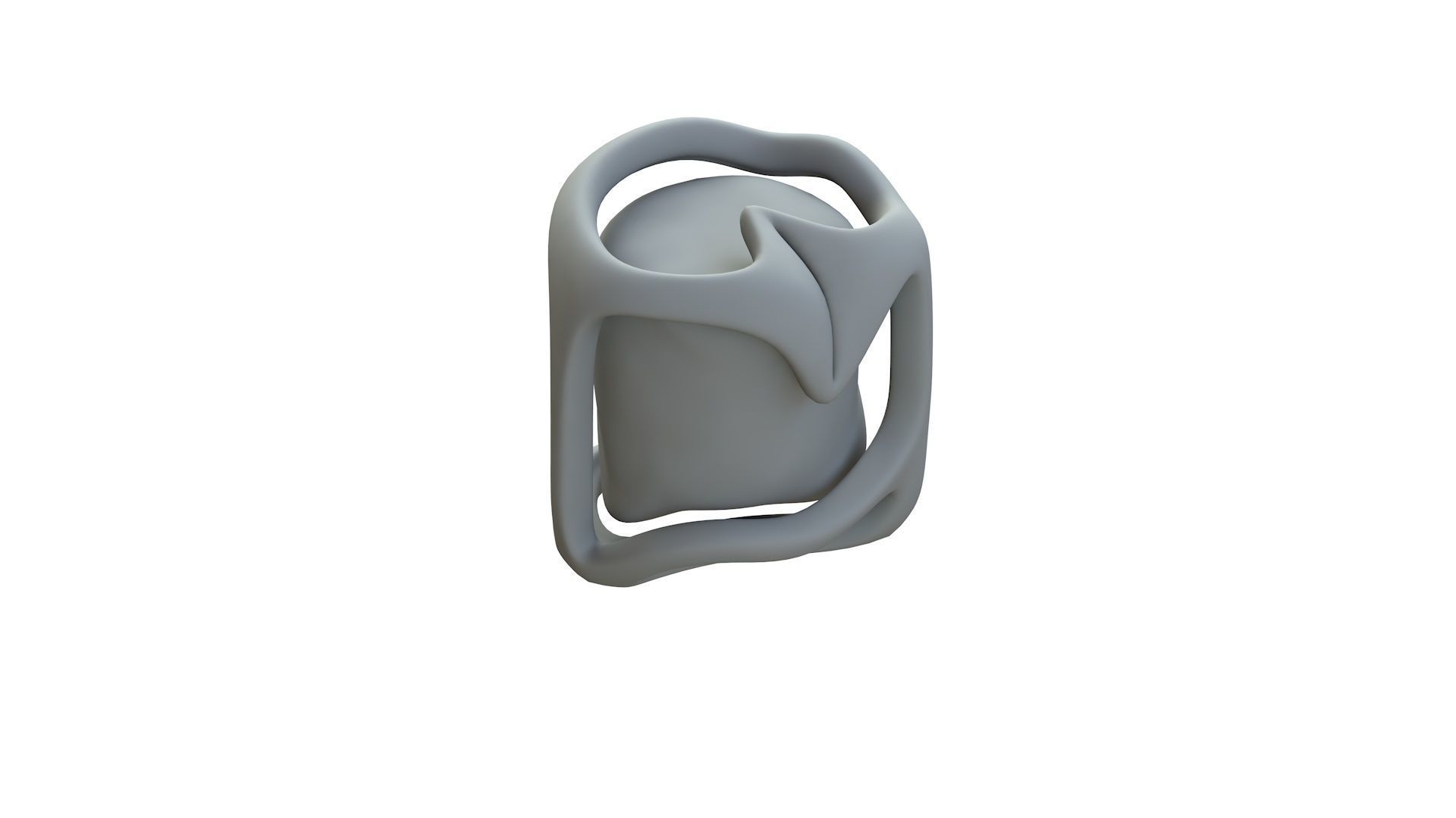 SciFi Shape Object Low Poly 20 Low-poly 3D model_13