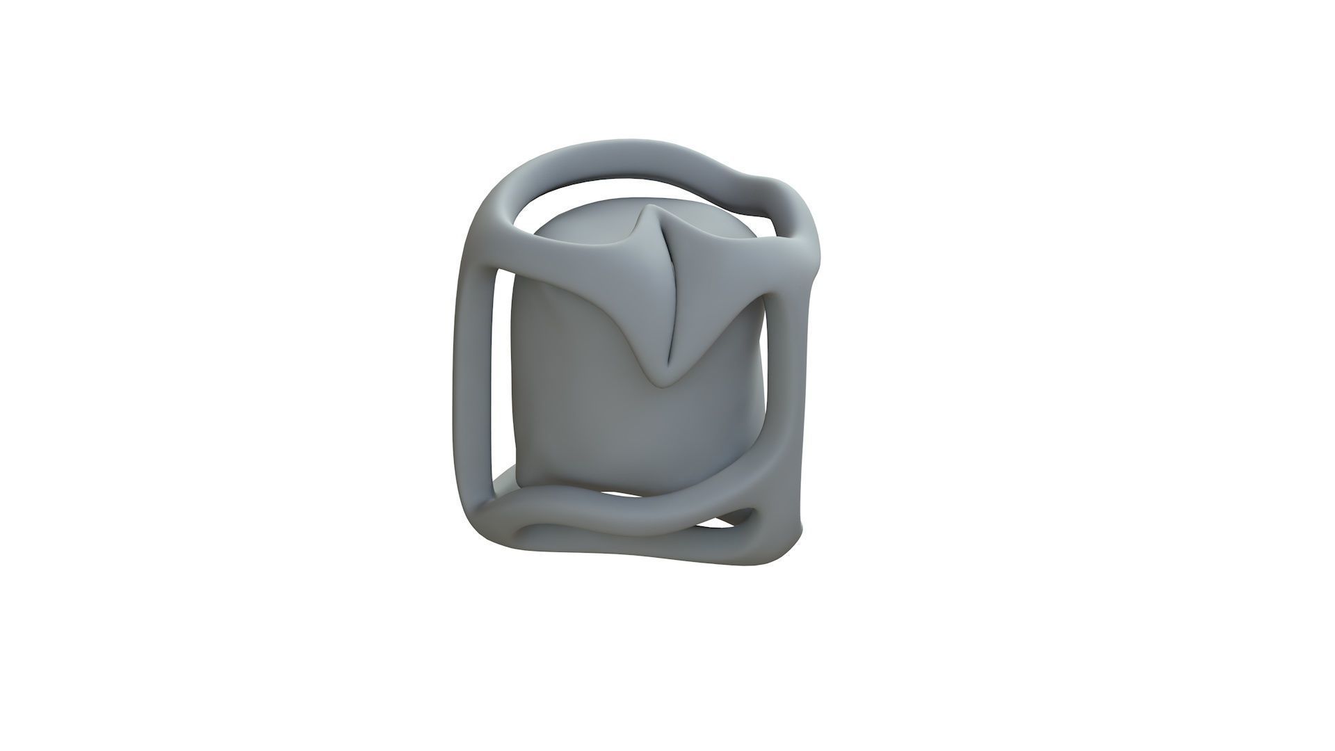 SciFi Shape Object Low Poly 20 Low-poly 3D model_10