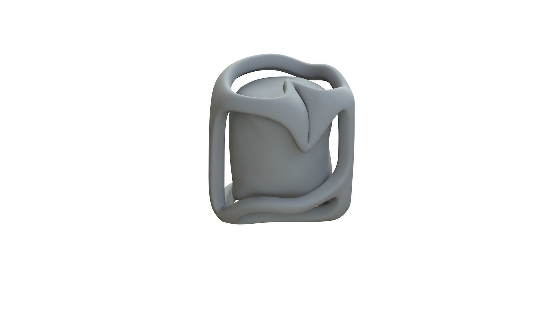 SciFi Shape Object Low Poly 20 Low-poly 3D model_11