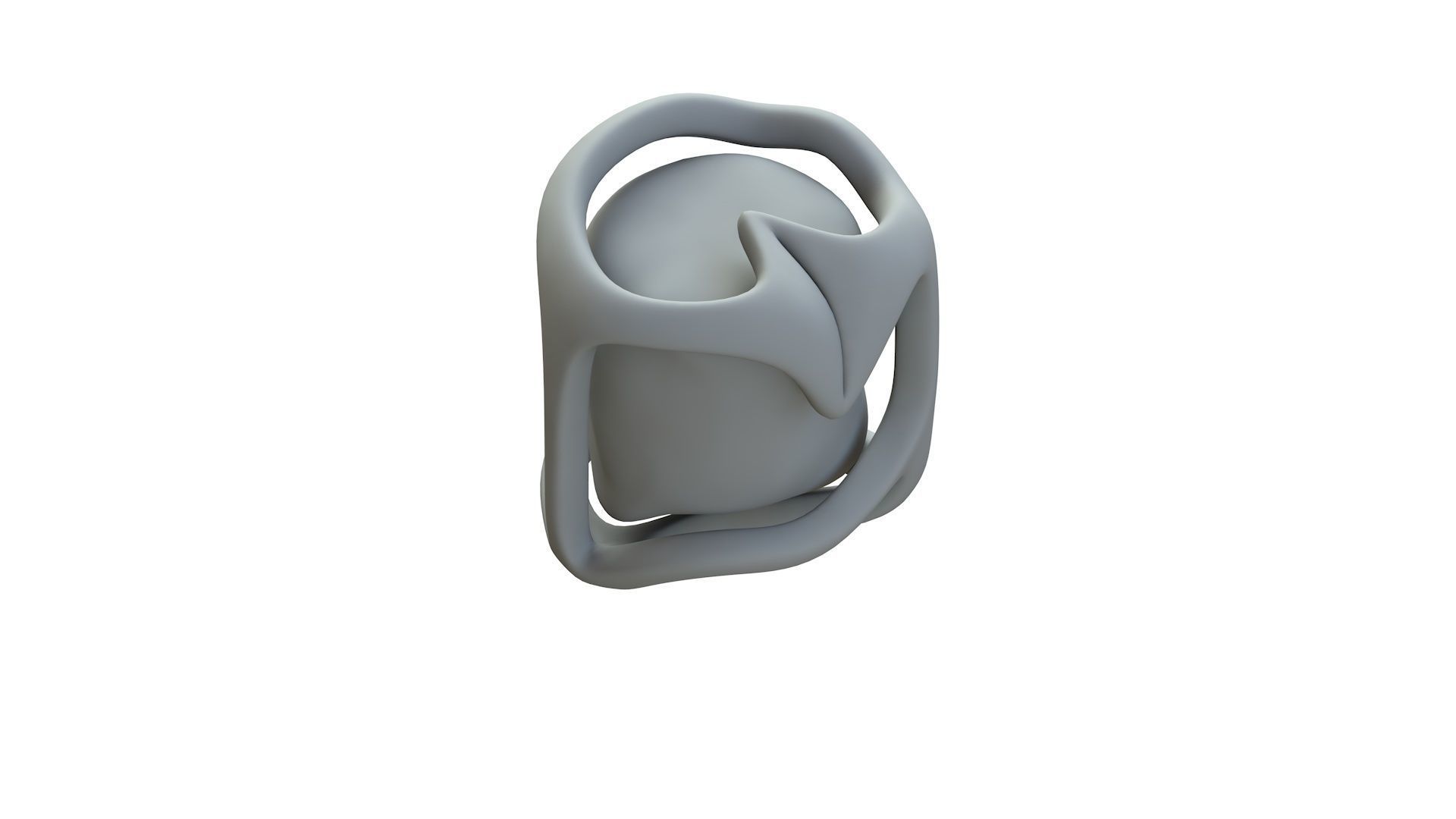 SciFi Shape Object Low Poly 20 Low-poly 3D model_14