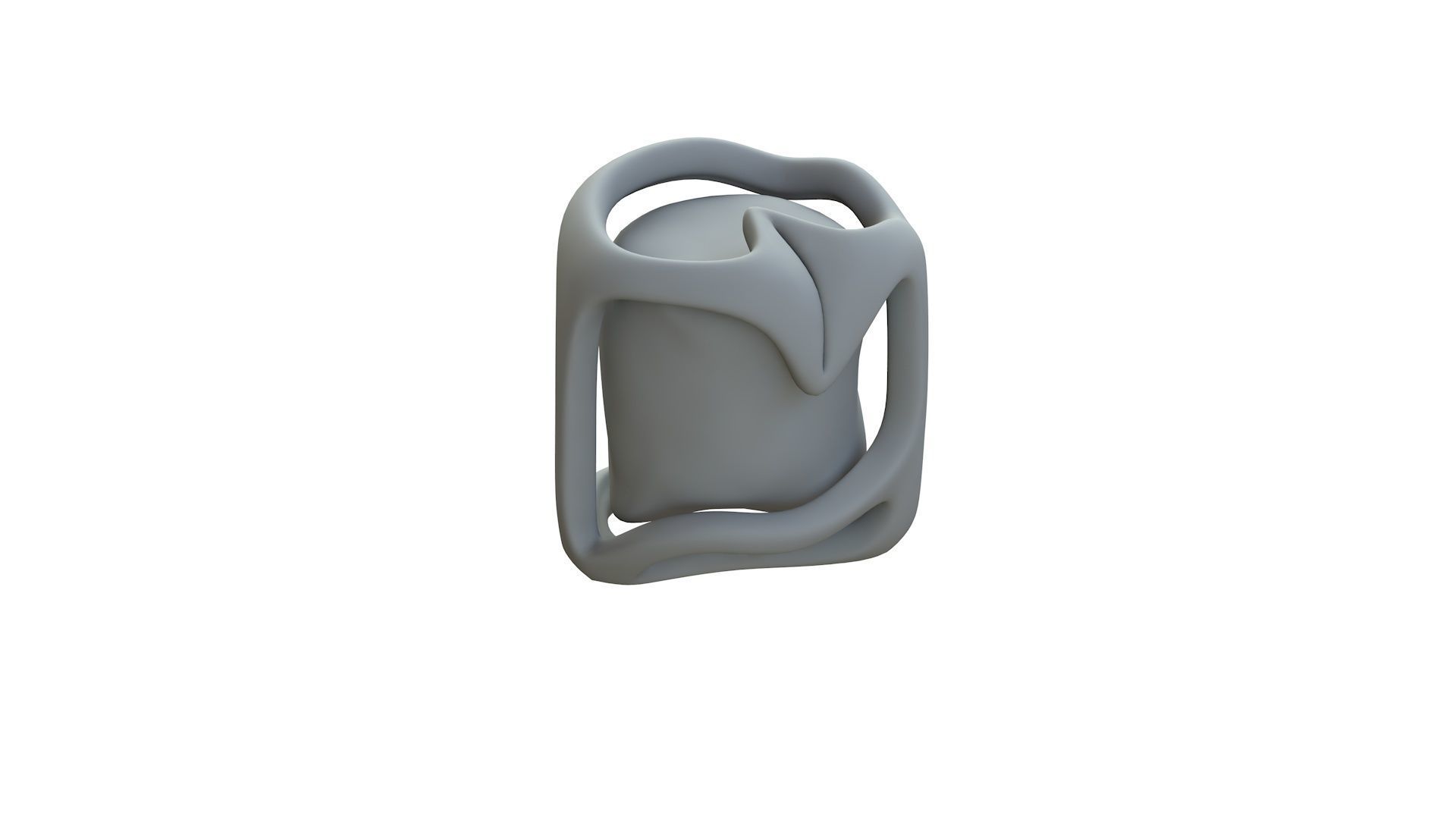 SciFi Shape Object Low Poly 20 Low-poly 3D model_12