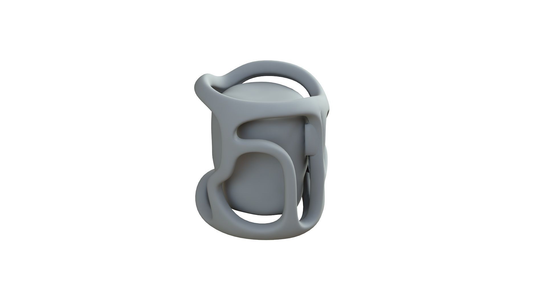 SciFi Shape Object Low Poly 21 Low-poly 3D model_8