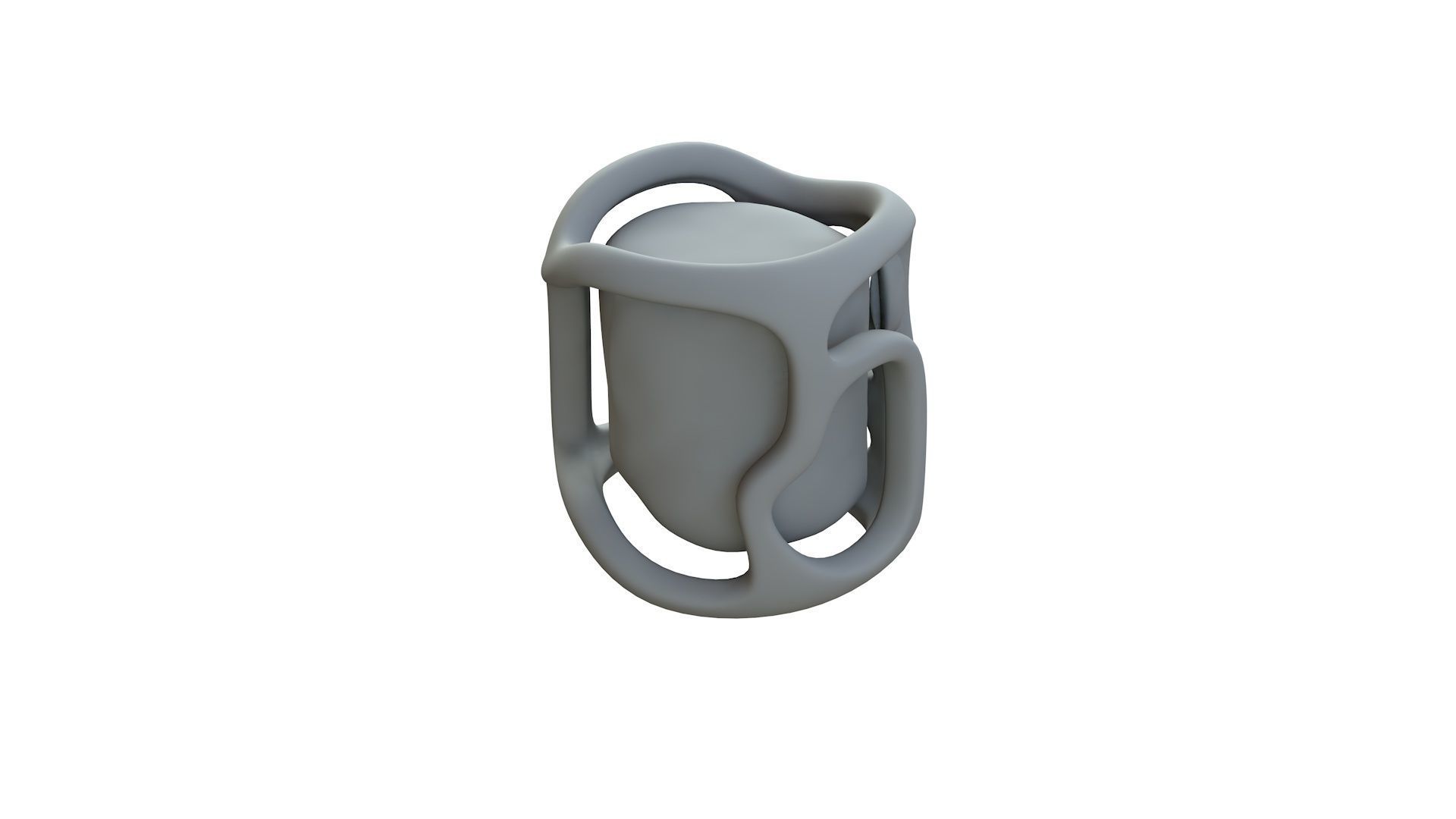 SciFi Shape Object Low Poly 21 Low-poly 3D model_12