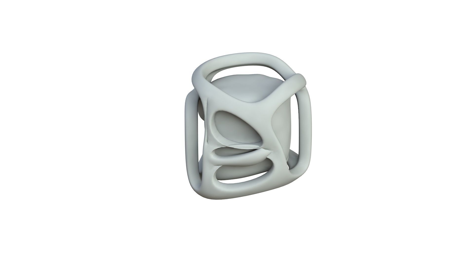 SciFi Shape Object Low Poly 21 Low-poly 3D model_3