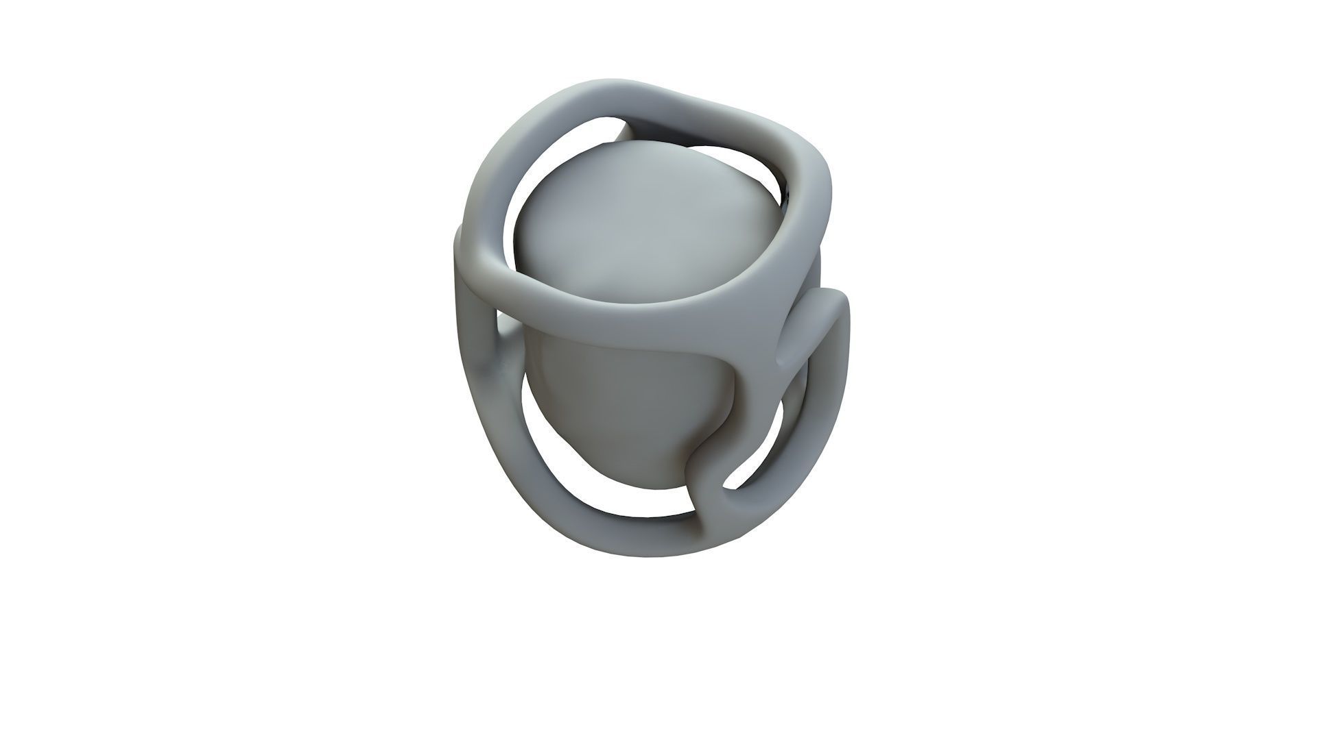 SciFi Shape Object Low Poly 21 Low-poly 3D model_15