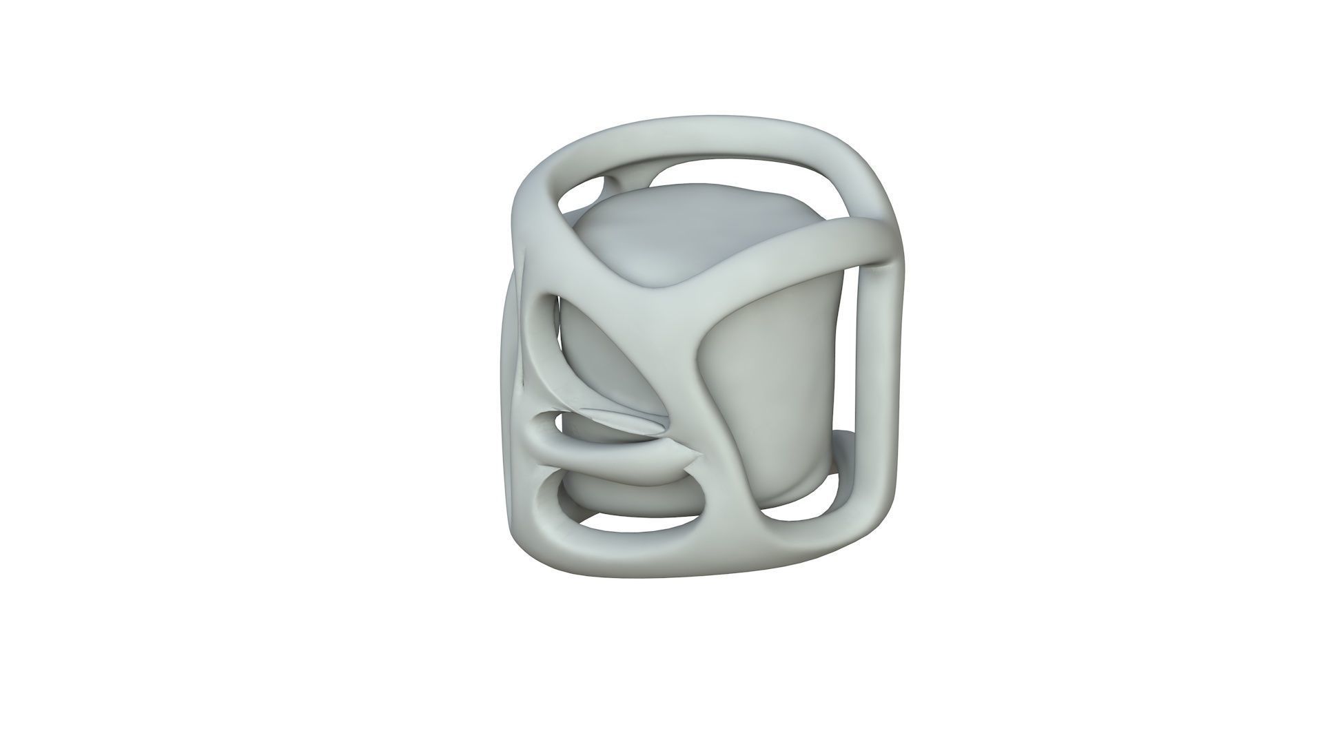 SciFi Shape Object Low Poly 21 Low-poly 3D model_2