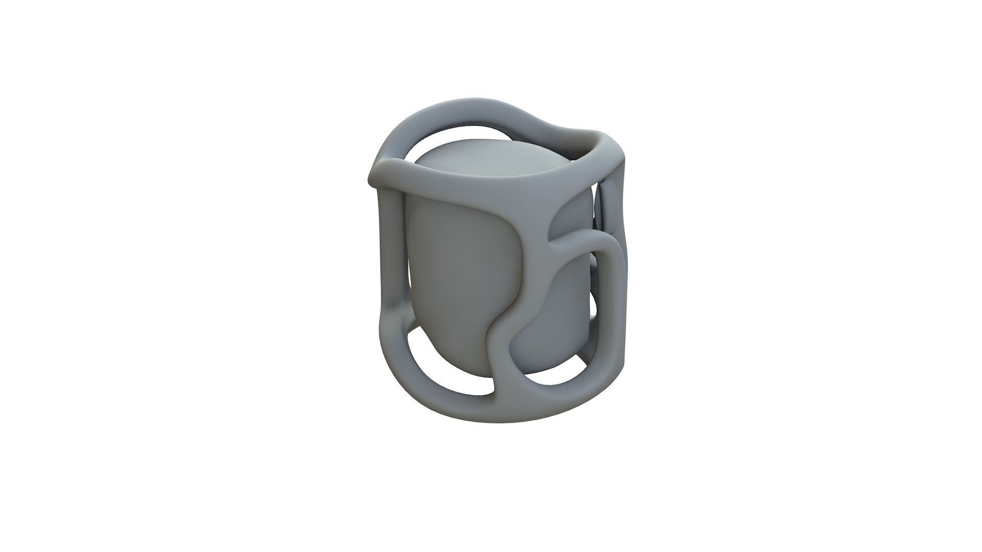 SciFi Shape Object Low Poly 21 Low-poly 3D model_11